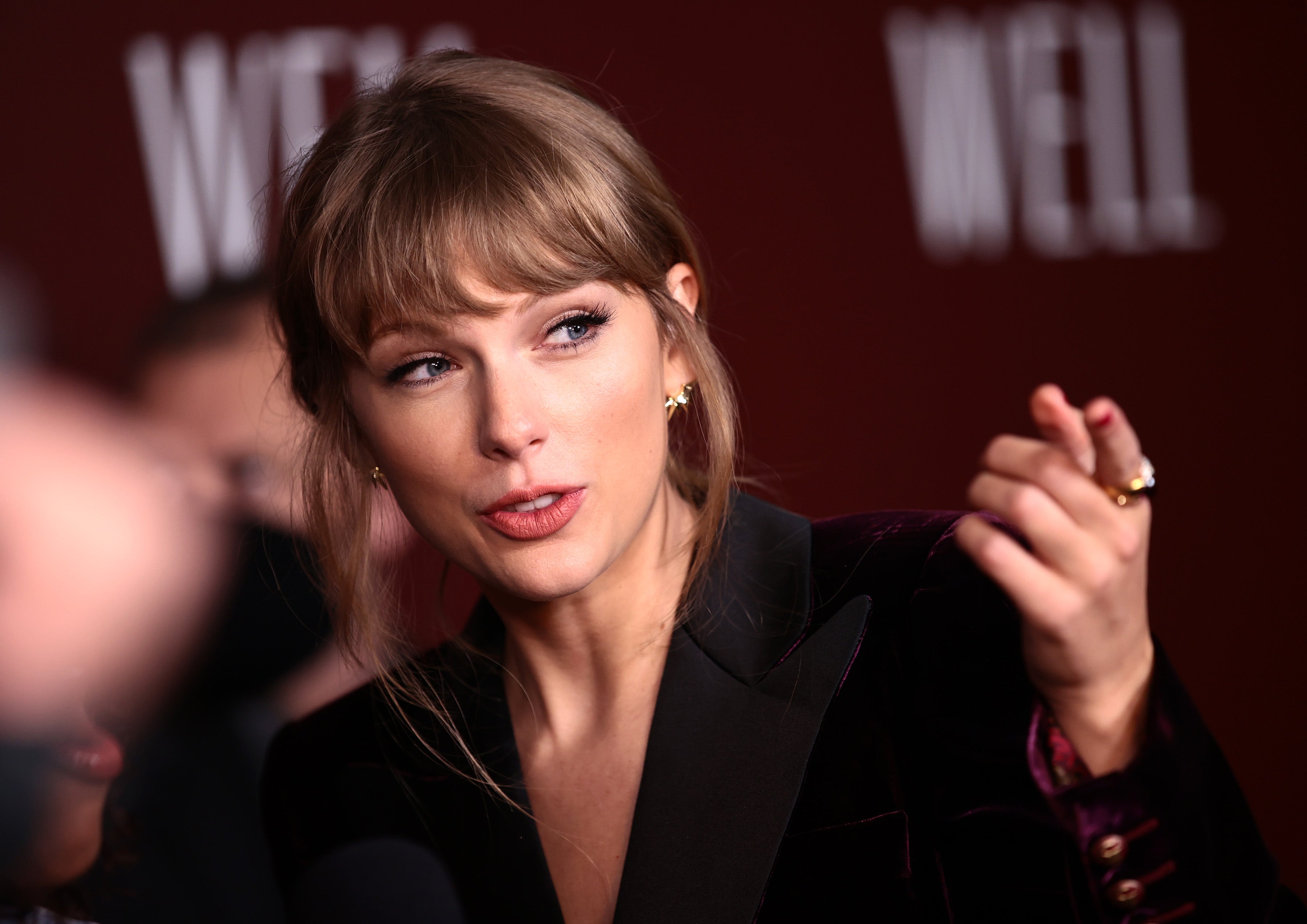 Taylor Swift attends the "All Too Well" New York Premiere on November 12, 2021 in New York City.