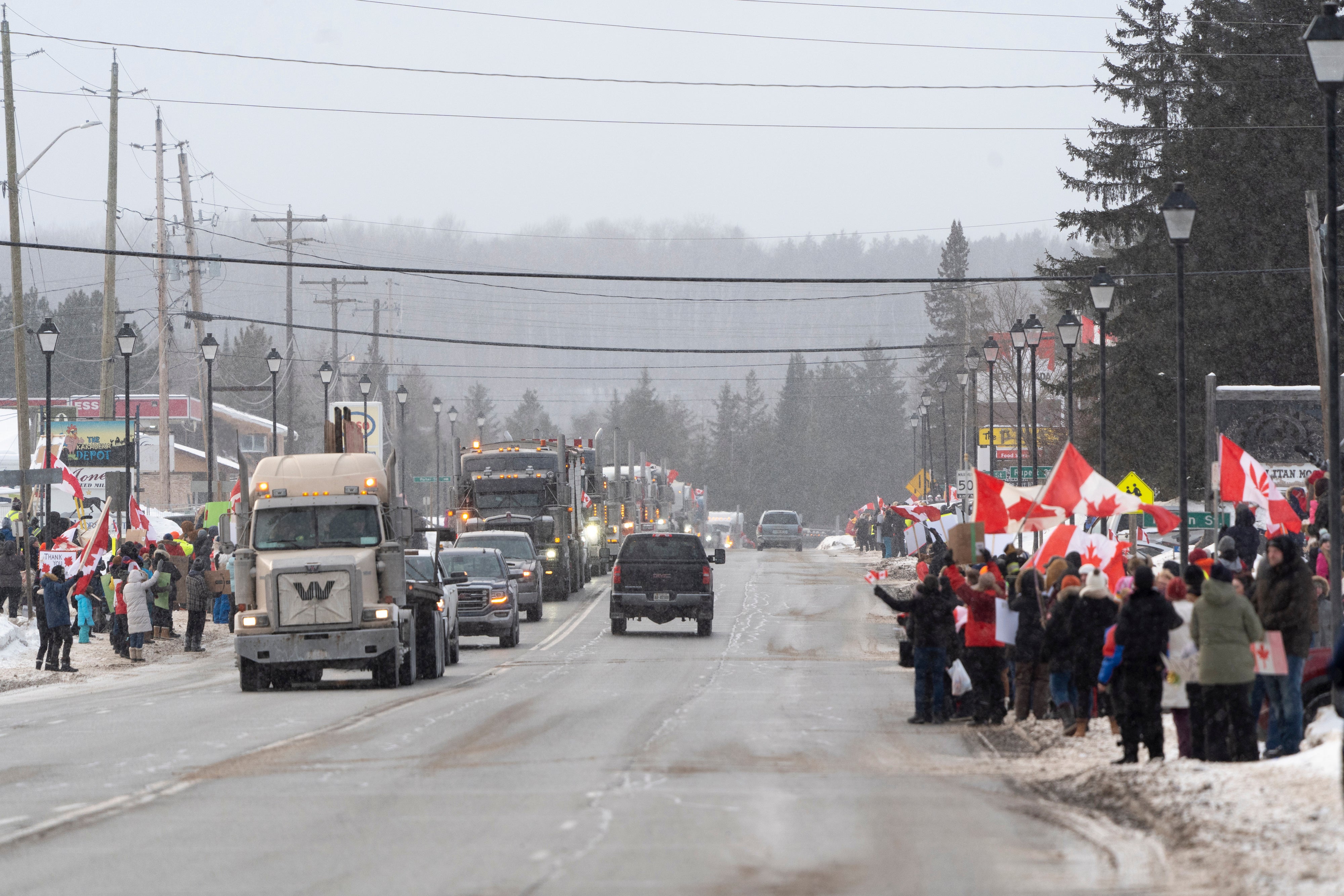 Virus Outbreak Canada Trucker Protest