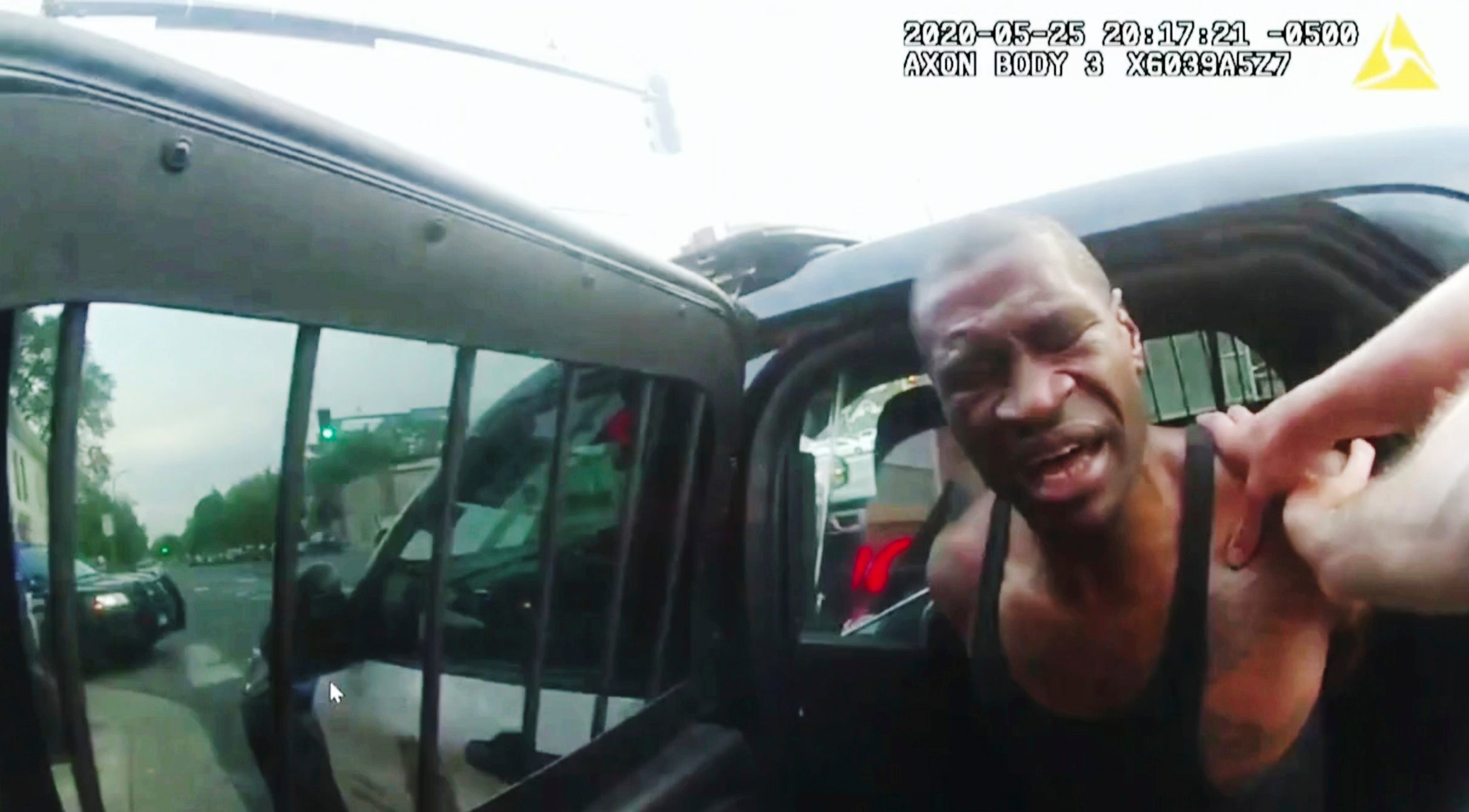 Bodycam footage showing George Floyd minutes before his murder