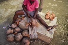 Nearly 20,000 coconuts full of liquid cocaine found by Colombian officials in shipment headed for Italy