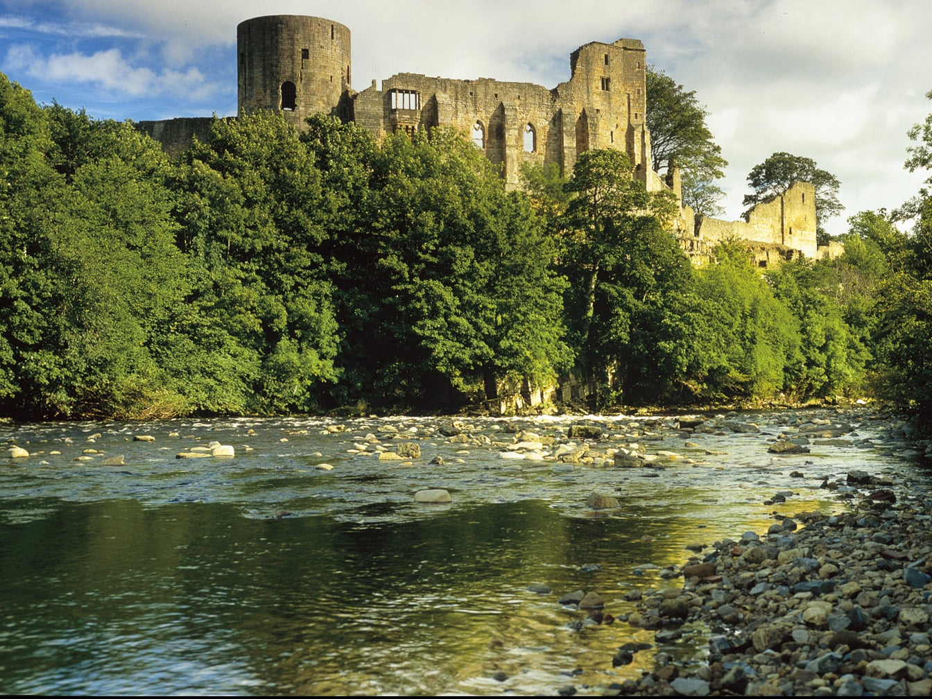 Public eye: Barnard Castle in County Durham saw record visitors in 2021