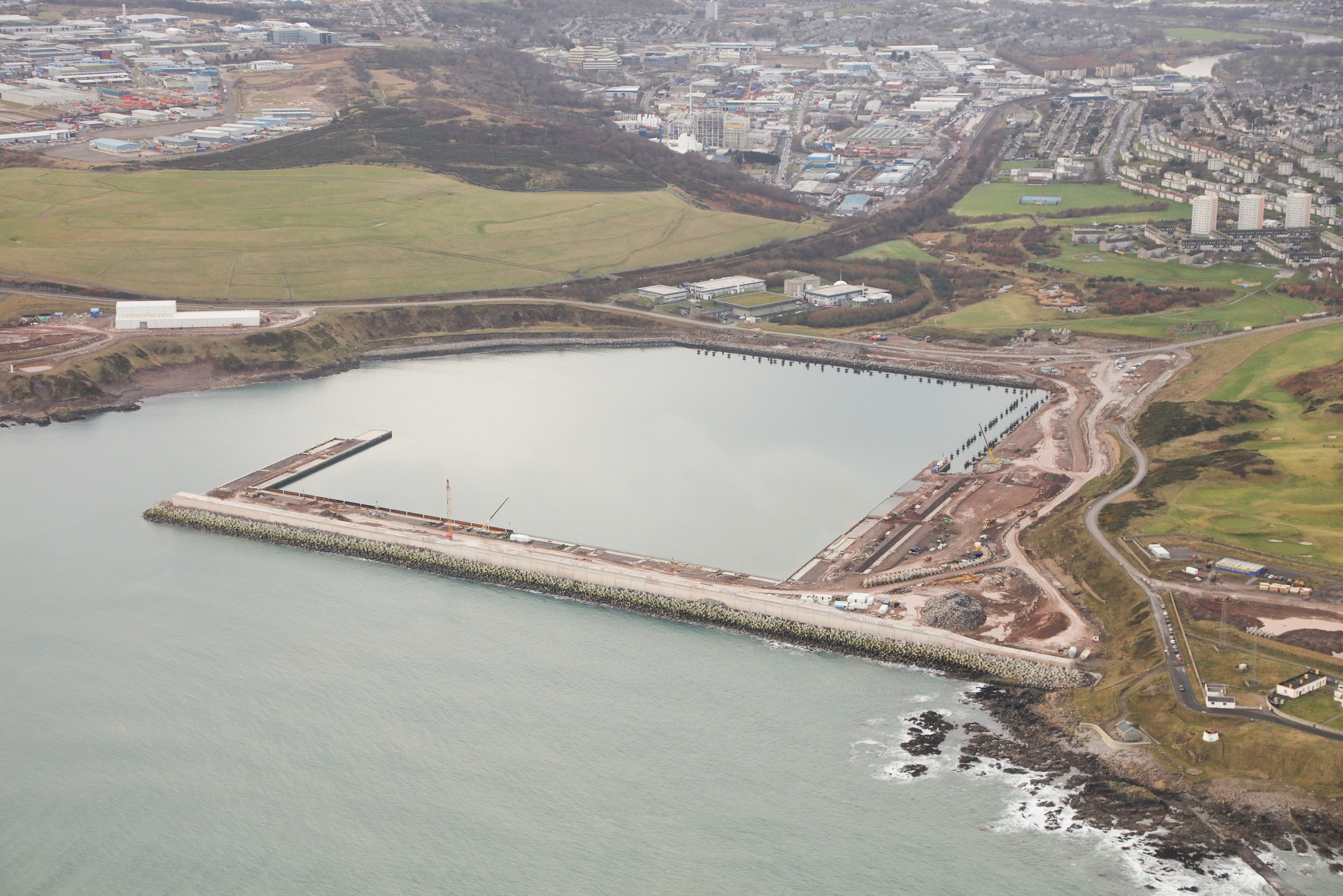 A sum of £30 million has been allocated to develop Aberdeen Harbour (Scottish National Investment Bank/PA)