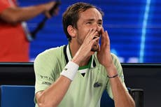 ‘Are you stupid?’ Daniil Medvedev rants at umpire during Australian Open semi-final against Stefanos Tsitsipas