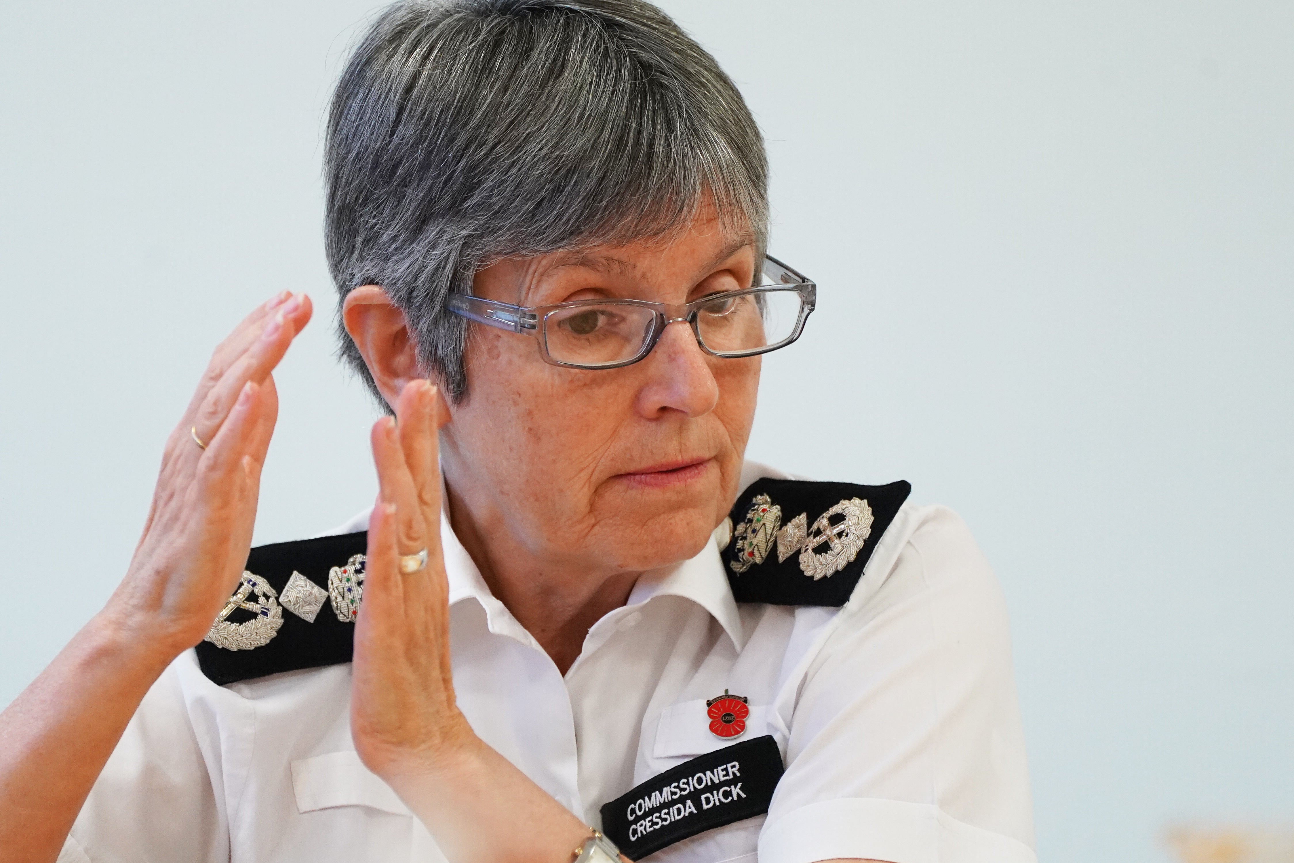 Metropolitan Police Commissioner Dame Cressida Dick (Ian West/PA)