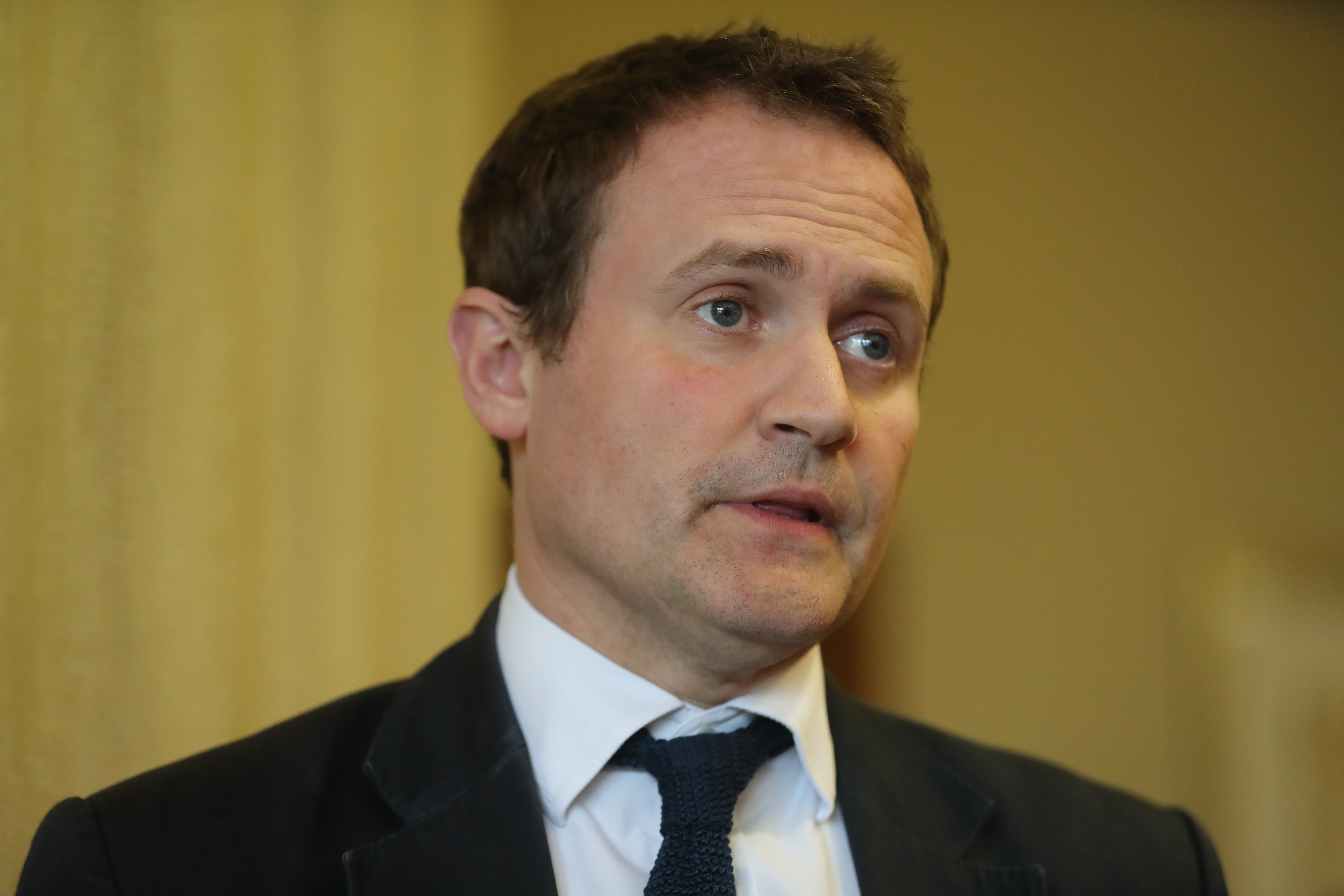 Tom Tugendhat, the ex-soldier and Foreign Affairs Select Committee chairman has said he would run for prime minister if there was a leadership contest soon (Niall Carson/PA)