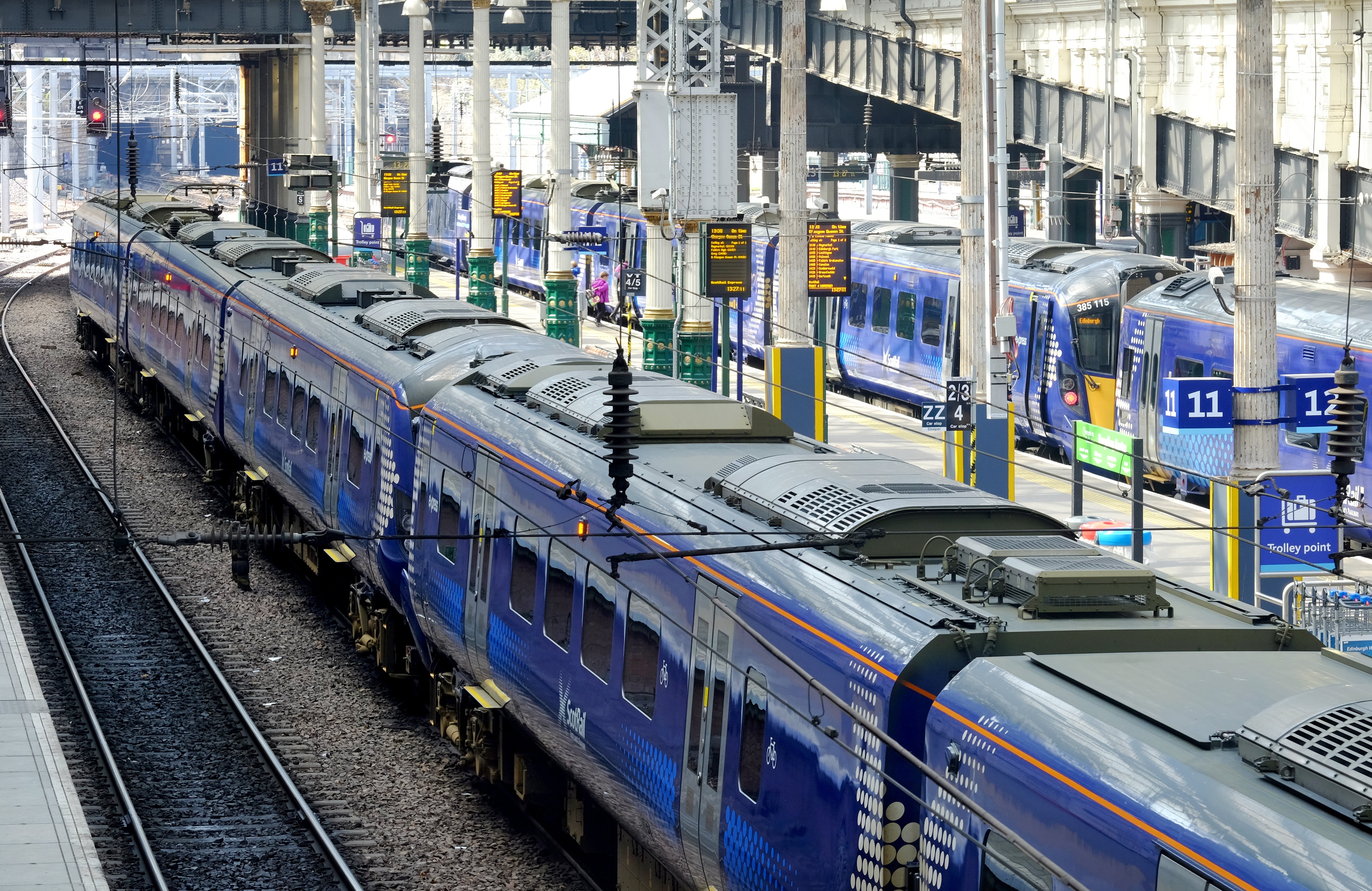 Transport workers will protest in Edinburgh over an apparent ‘betrayal’ of Cop26 climate action (Jane Barlow/PA)