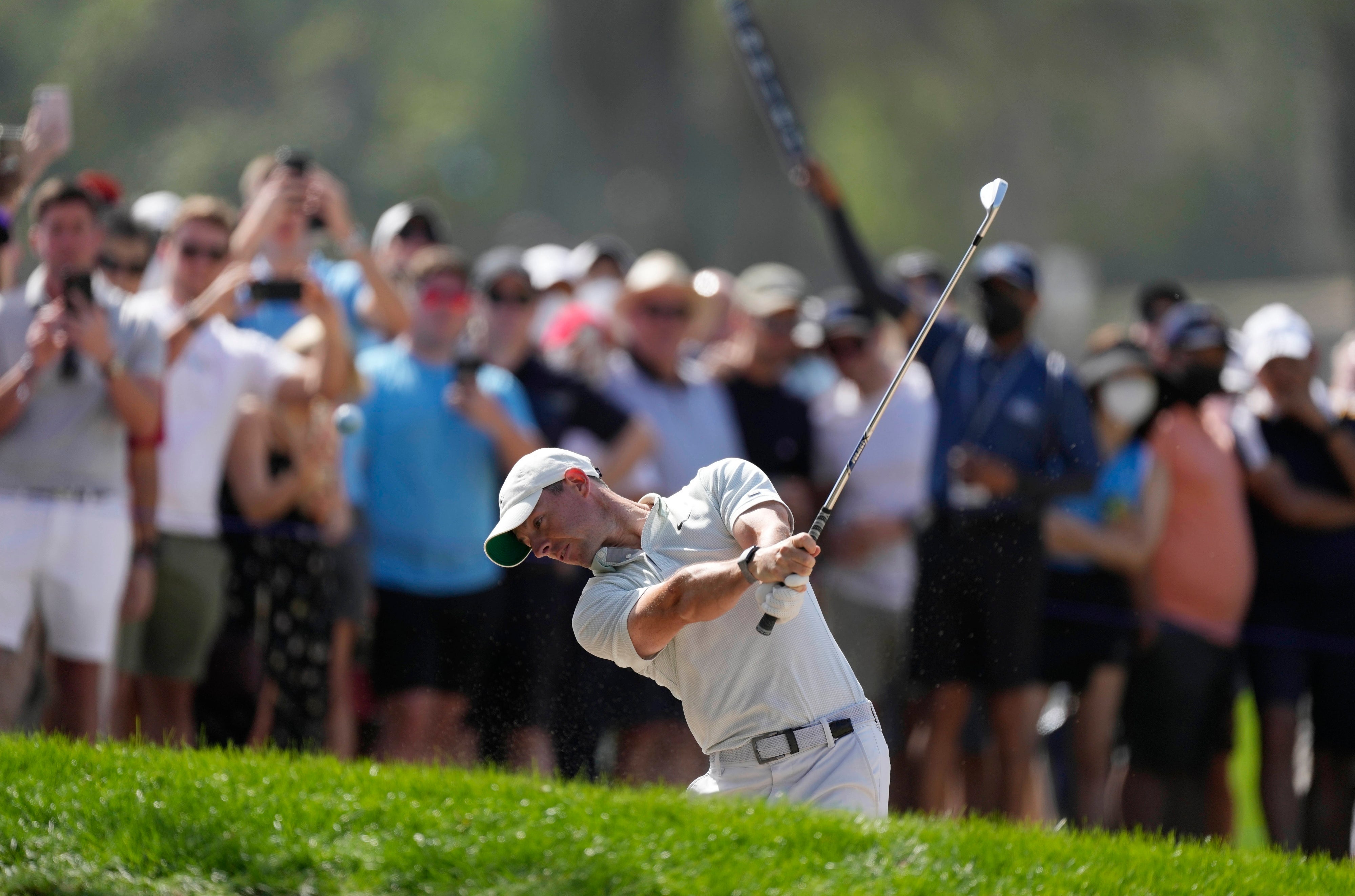 McIlroy had seemed well placed to take the title (Kamran Jebreili/AP)