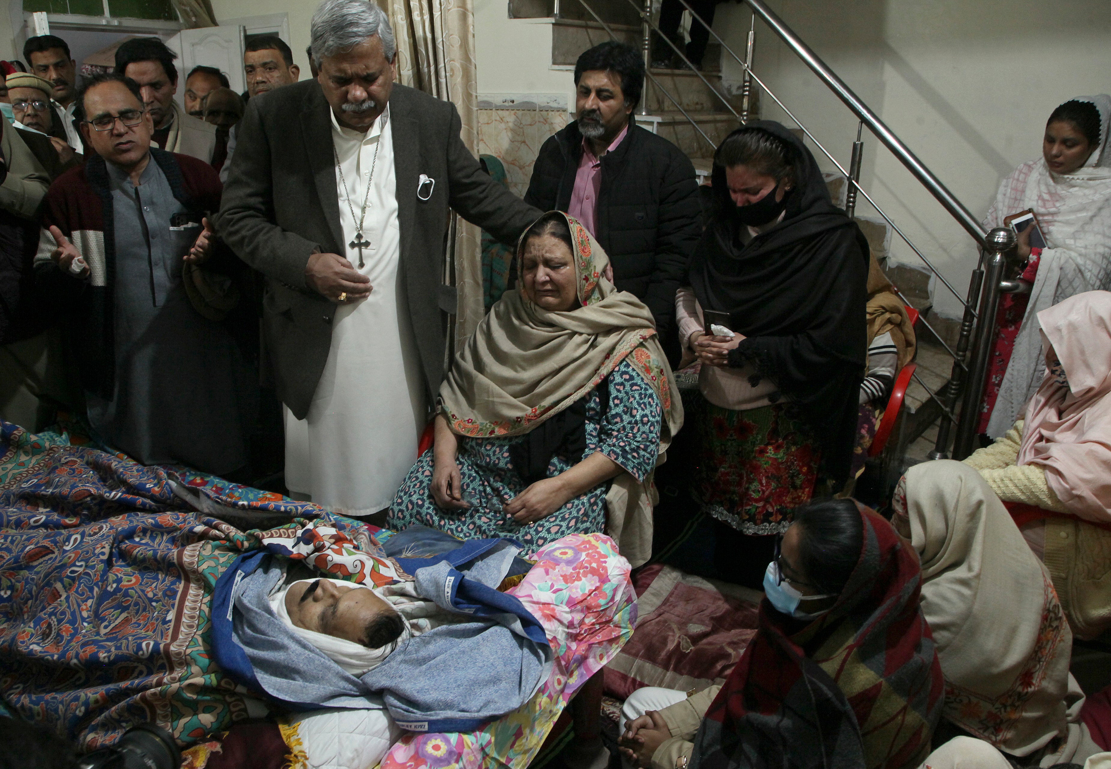 APTOPIX Pakistan Priest Killed