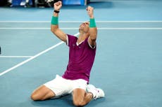 Novak Djokovic praises ‘fighting spirit’ of Rafa Nadal after record-breaking Australian Open victory