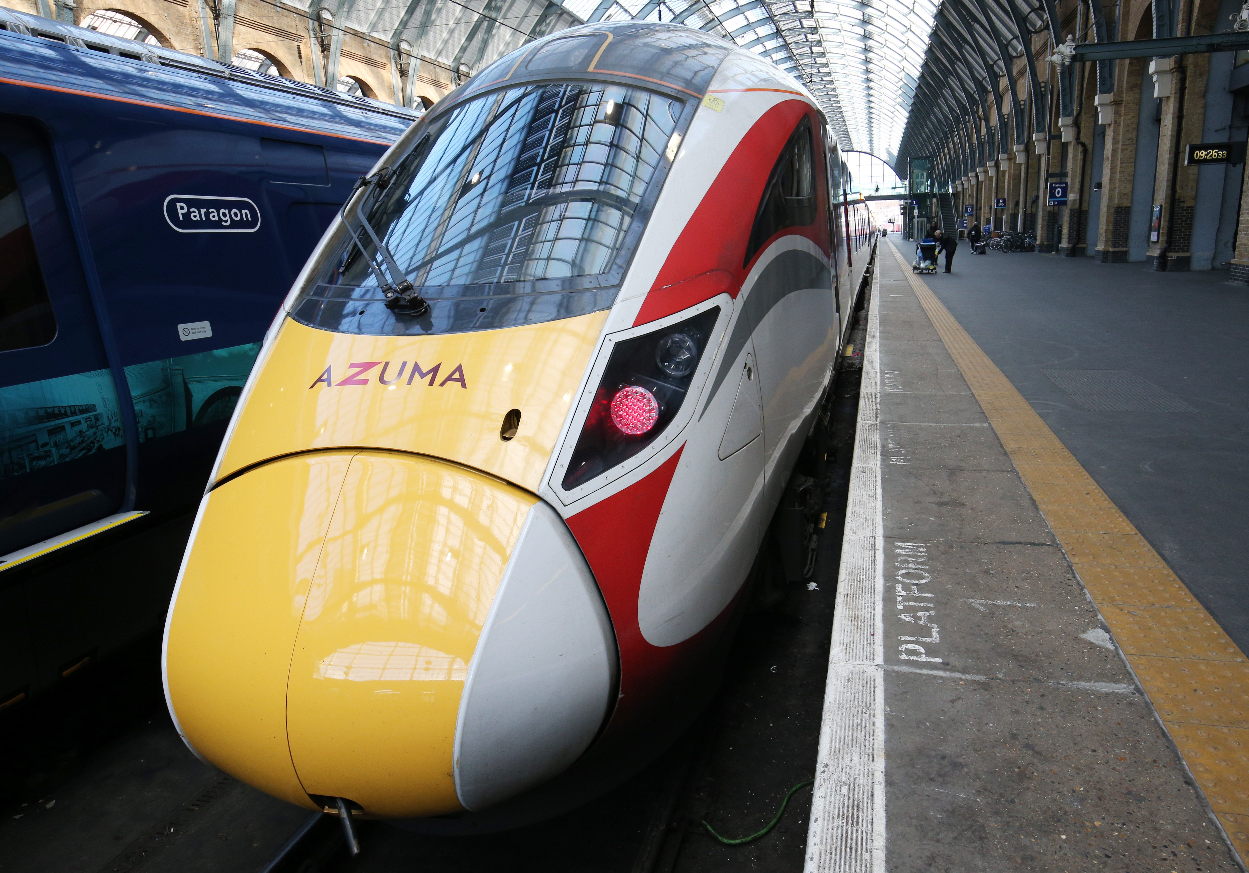 Rail services between Edinburgh and Newcastle are suspended due to Storm Corrie, causing major disruption to passengers (Jonathan Brady/PA)