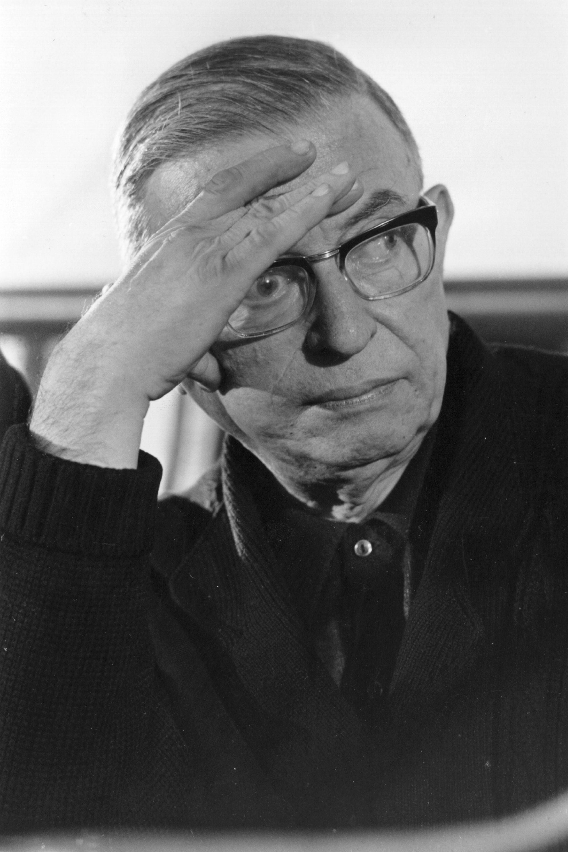 Sartre in Paris in 1969