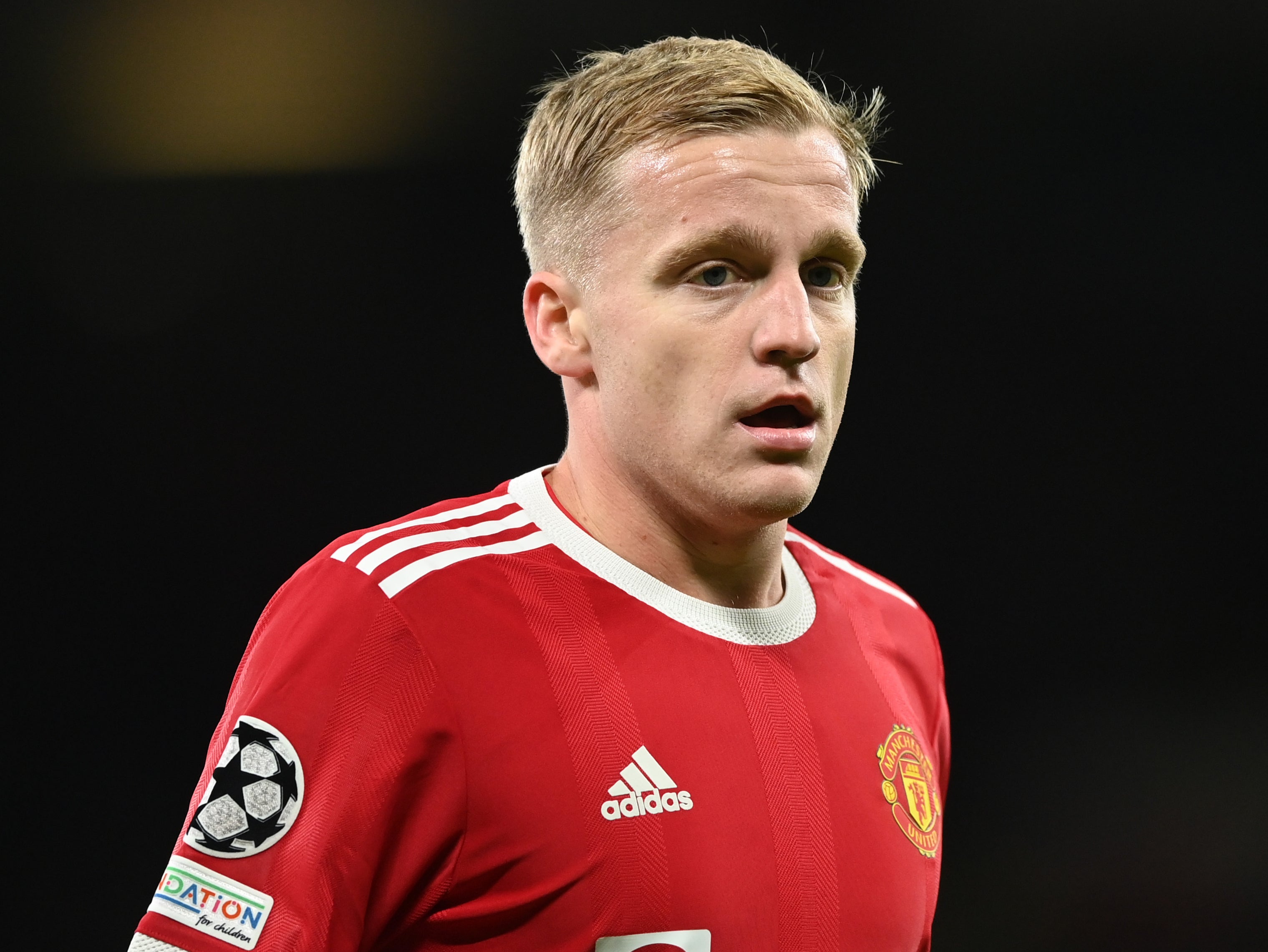 Manchester United attacking midfielder Donny van de Beek