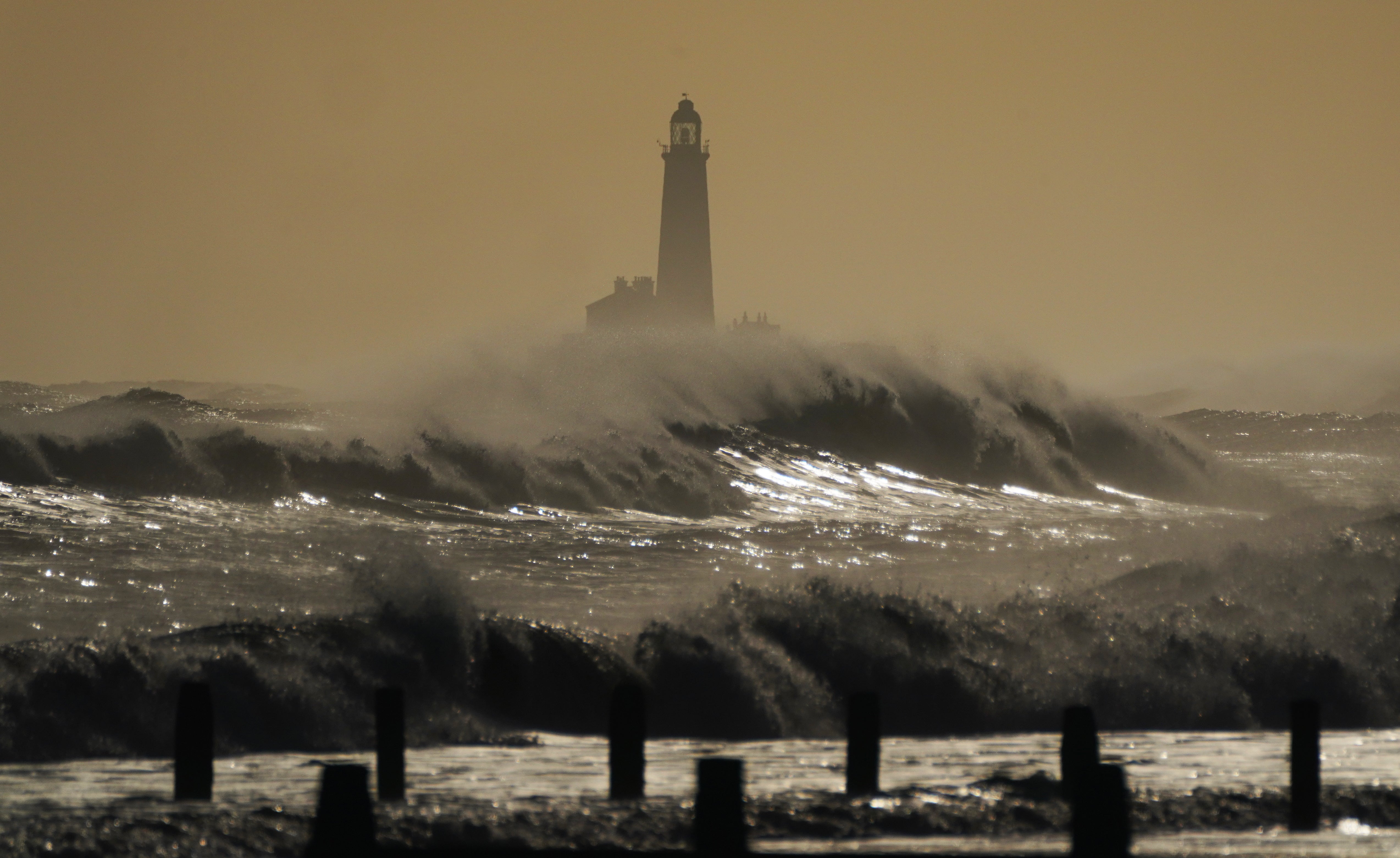 Storm Corrie has moved into the North Sea (Owen Humphreys/PA)