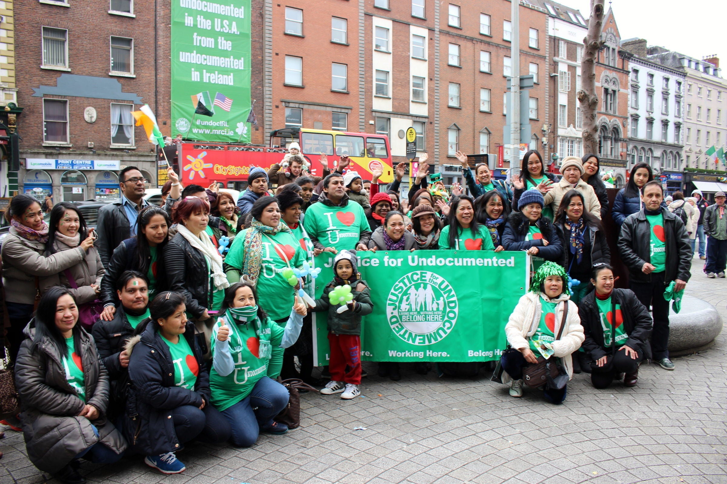 Undocumented migrants in Dublin (MRCI/PA)