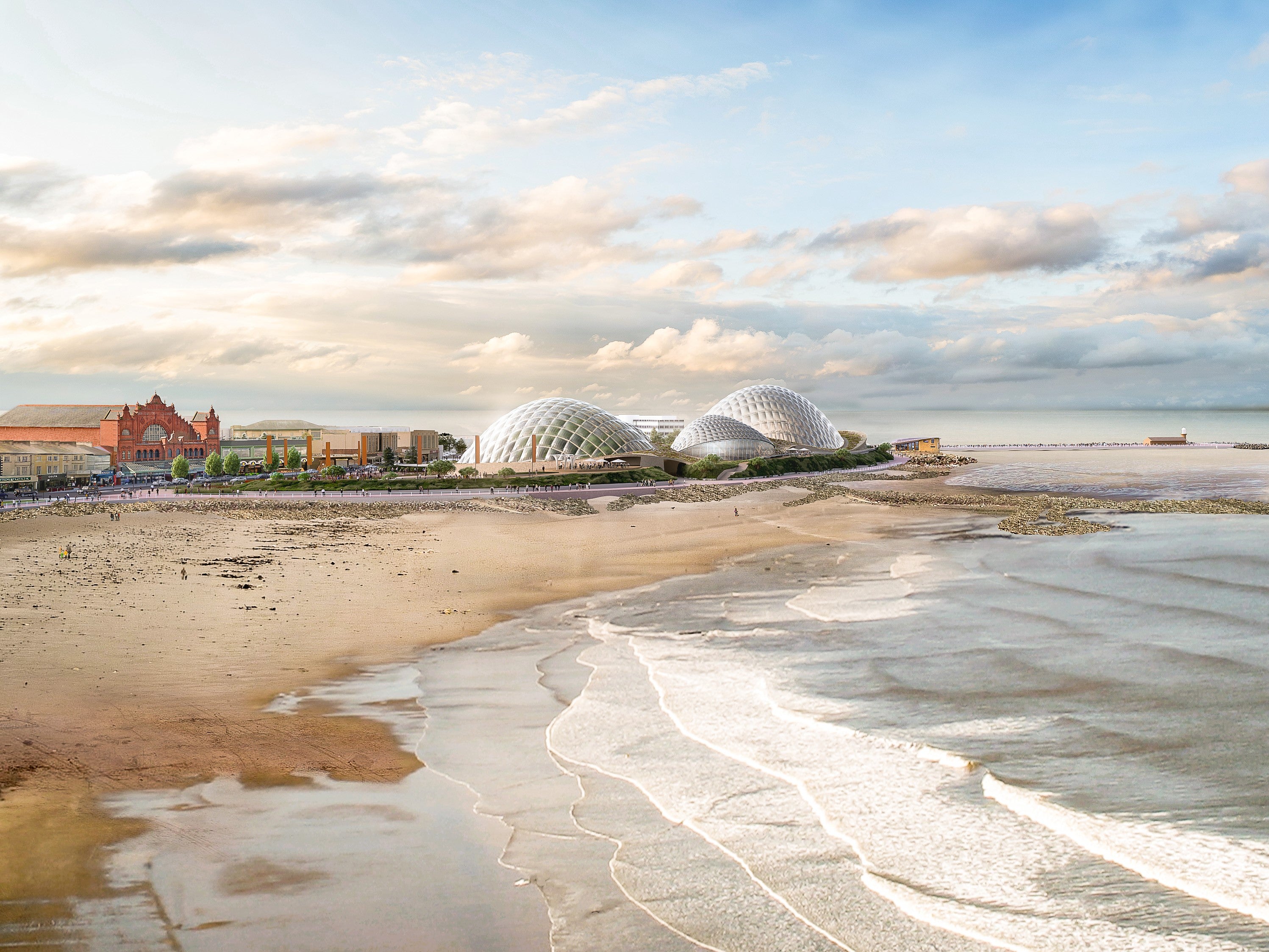 Artist’s impression of Eden Project North in Morecambe