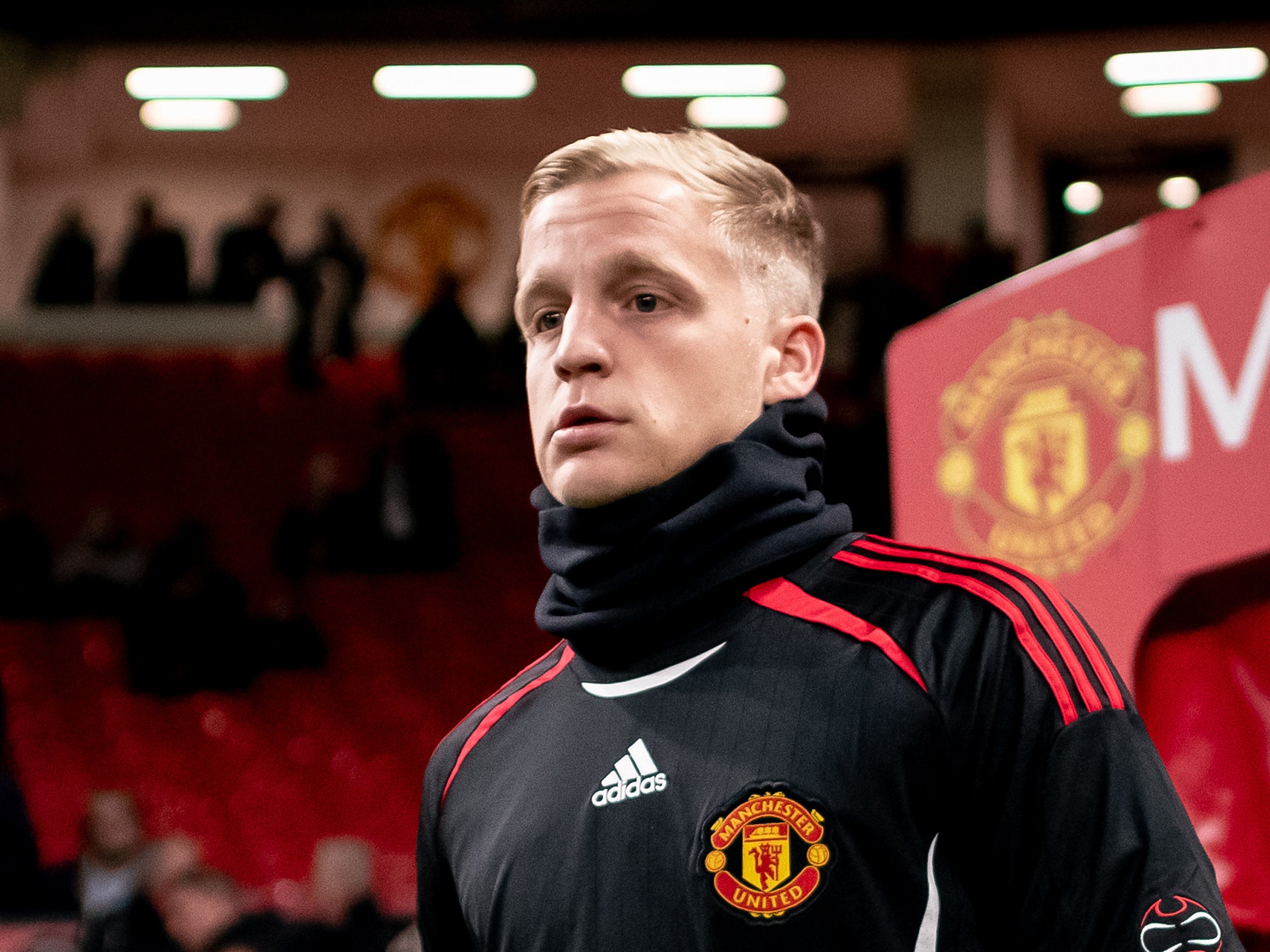 Donny van de Beek was out in the cold at Manchester United