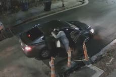 Security video shows two men trying to kidnap a woman off the street in New Orleans