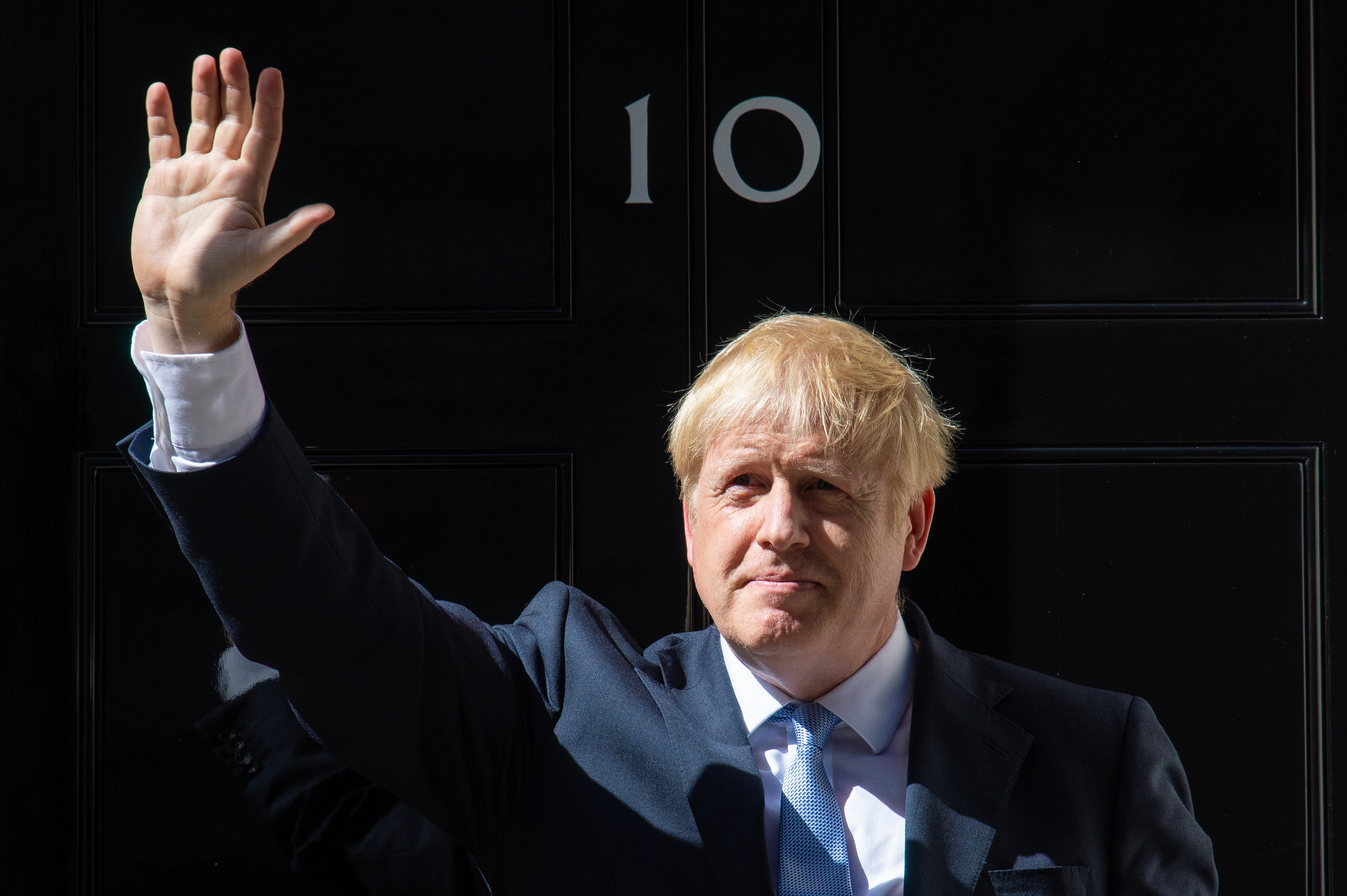 Boris Johnson outside 10 Downing Street (PA)