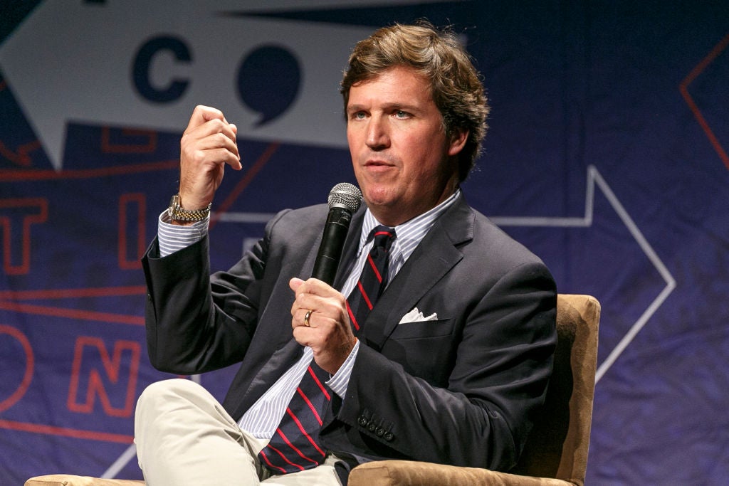 Fox News host Tucker Carlson in 2018