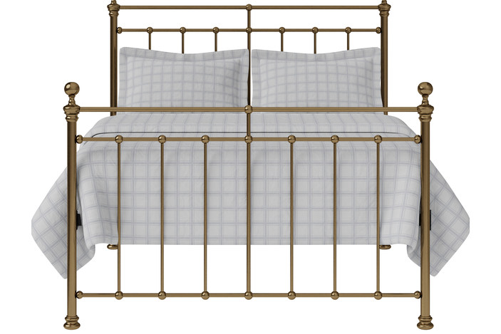 The Original Bed Co Blyth brass bed frame, double