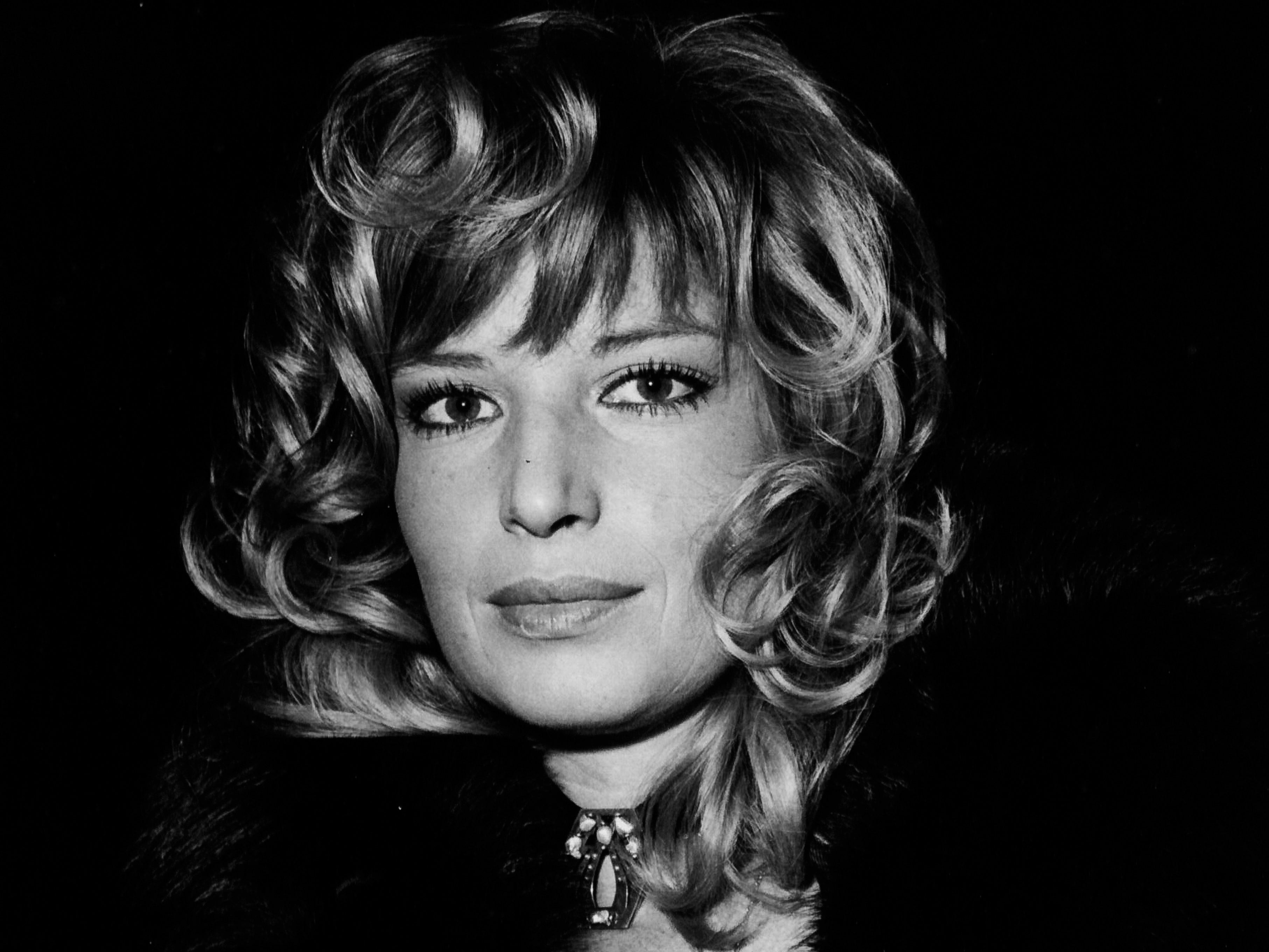 Monica Vitti at an Italian awards ceremony in 1973