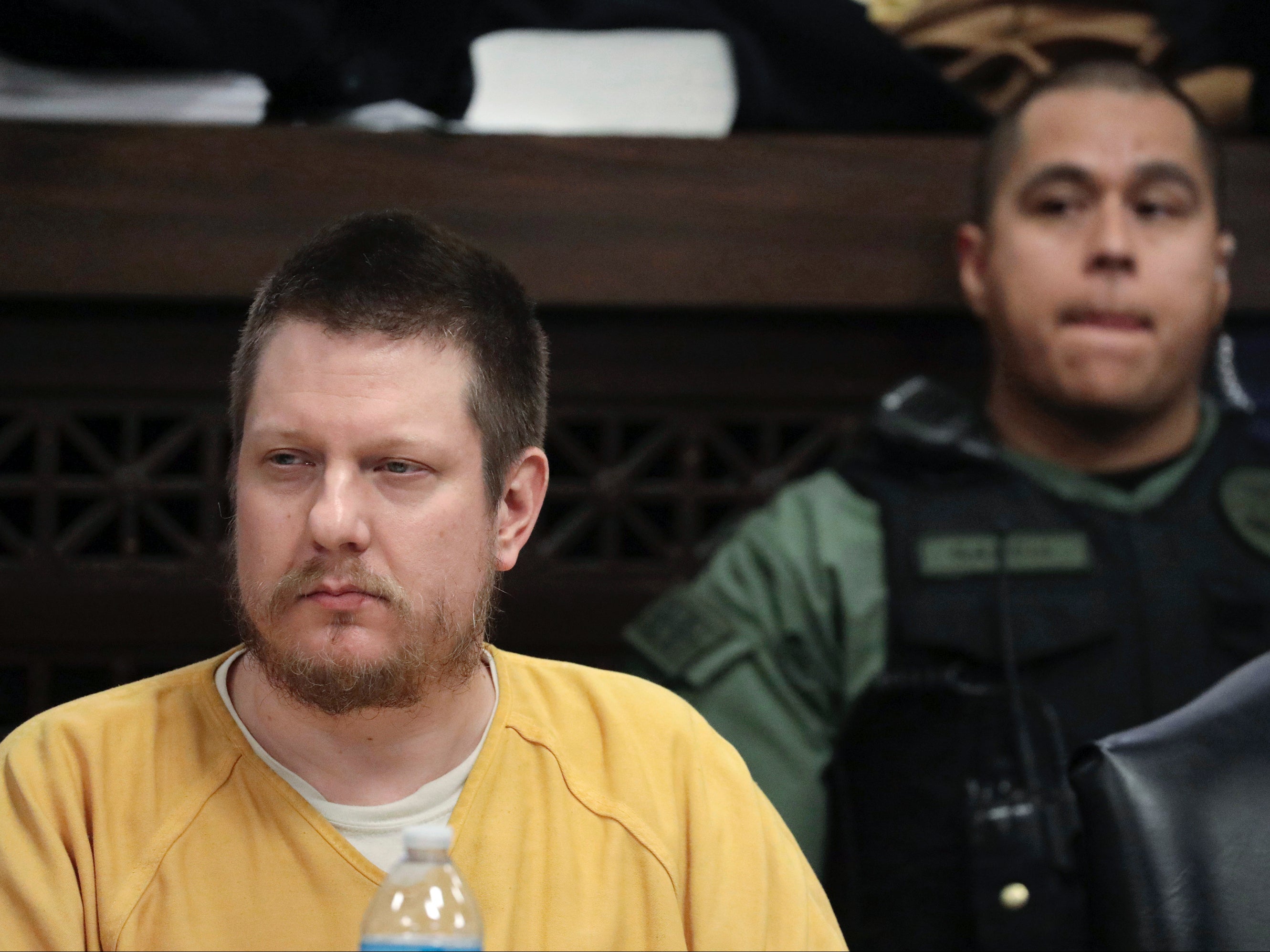 Chicago police Officer Jason Van Dyke at his sentencing hearing in 2019