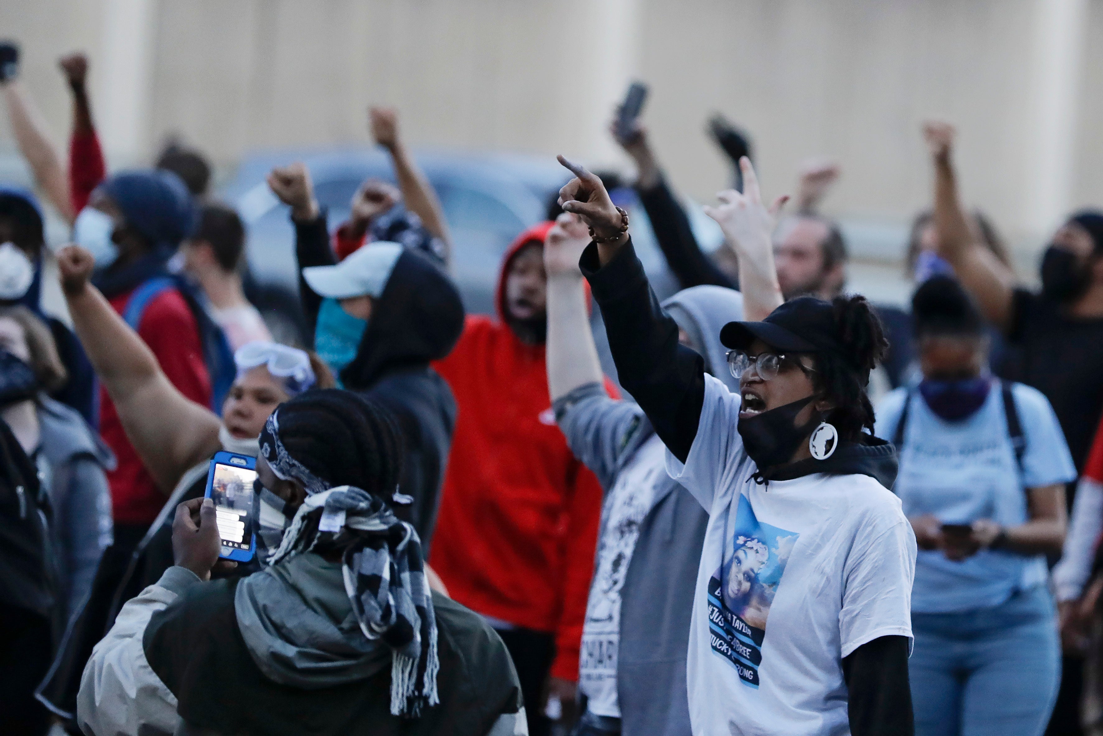 Officer-Protester Beaten