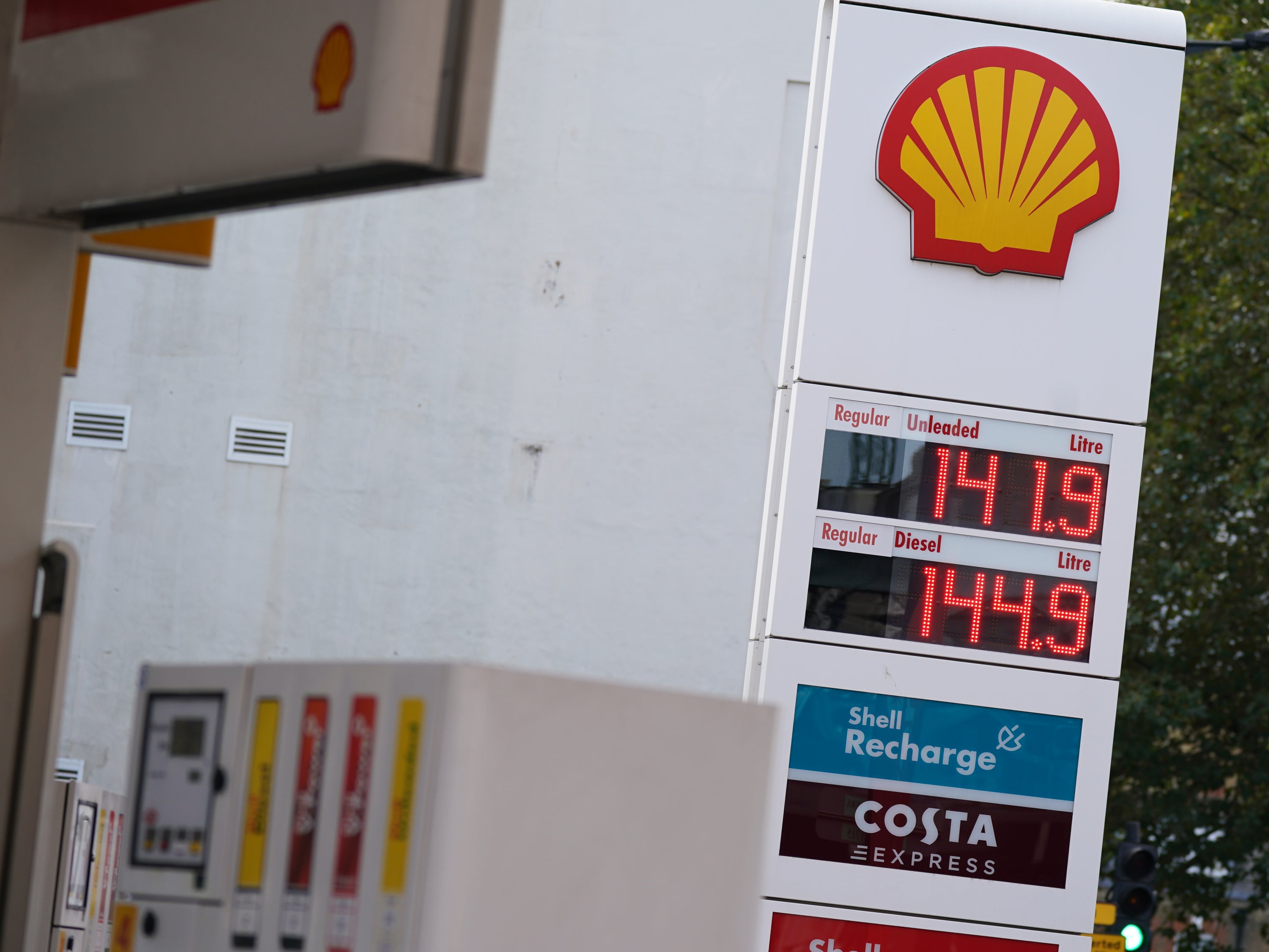 Gas and oil prices have soared in the past year (Yui Mok/PA)