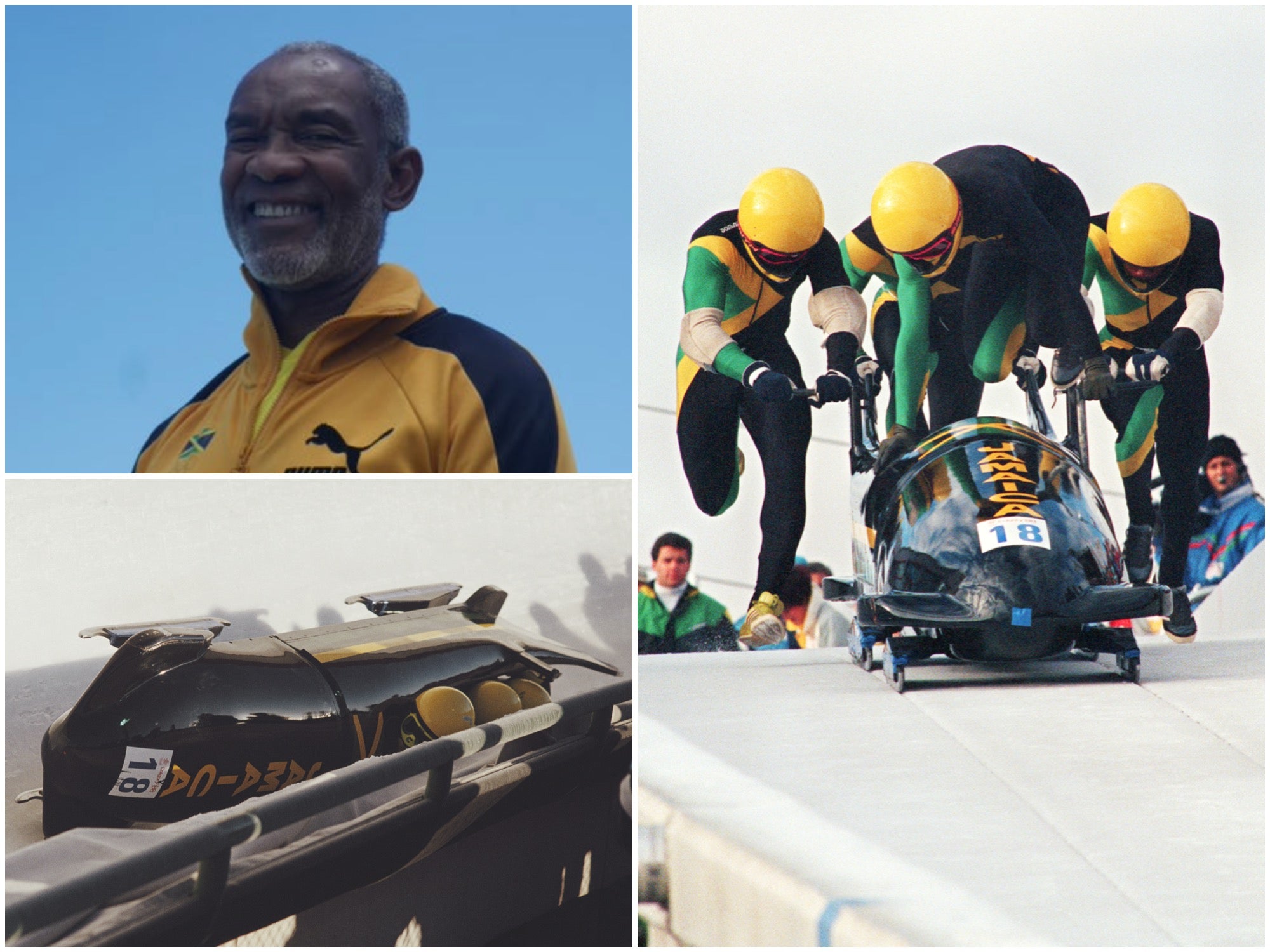 The Jamaican bobsleigh team, driven by Dudley Stokes, famously competed for the first time in the 1988 Winter Olympics