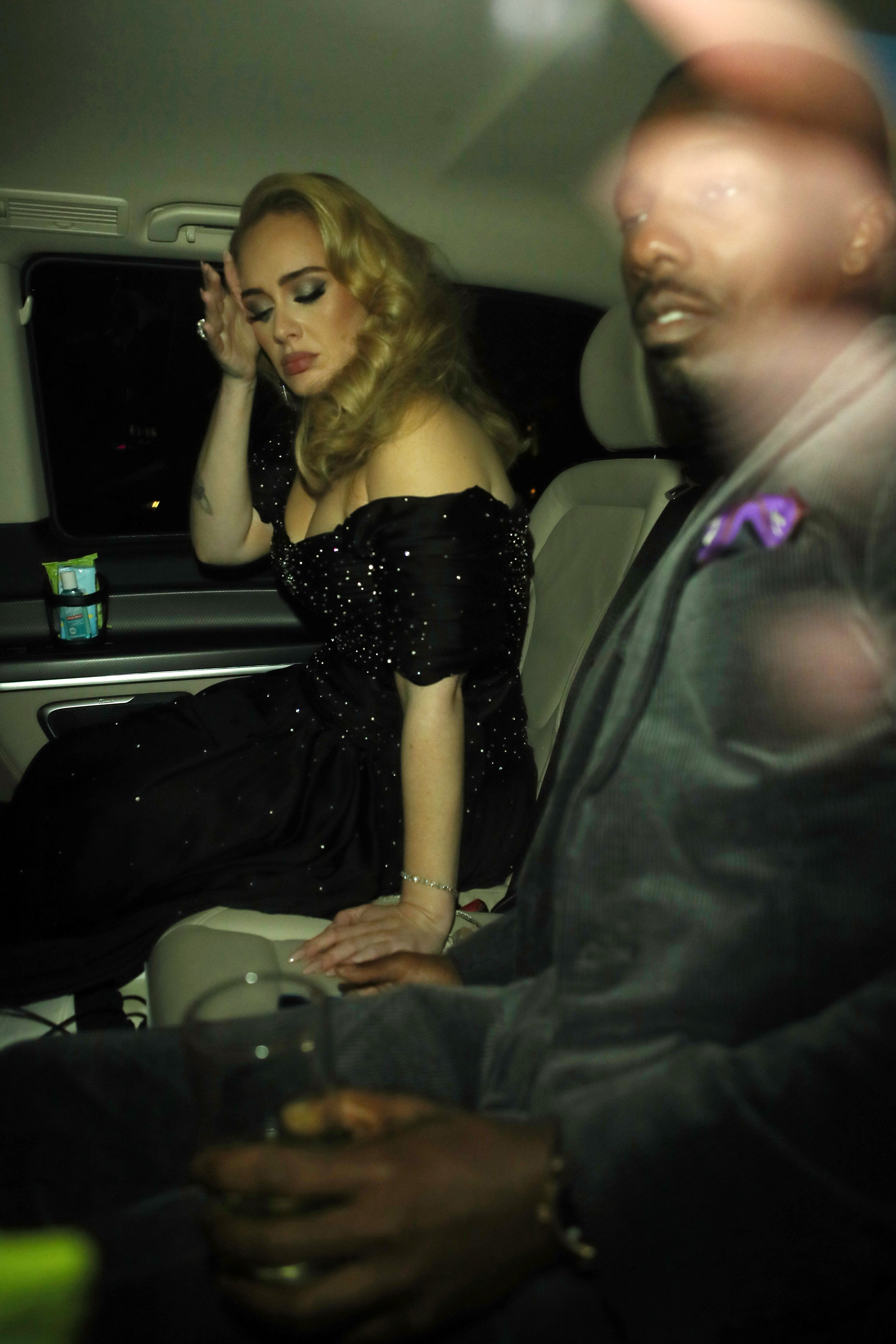 Adele and Rich Paul leave The London Palladium together