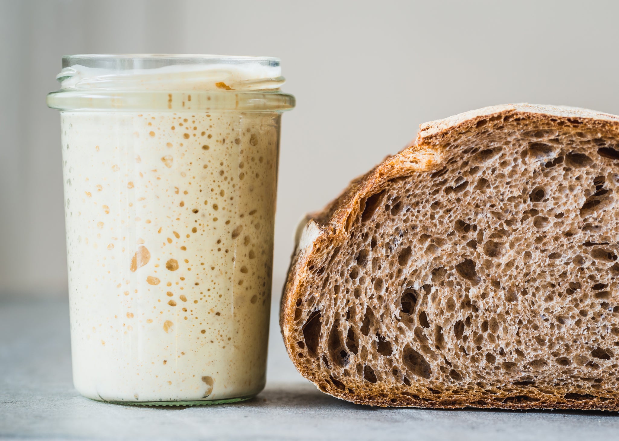 Creating a sourdough starter became an early pandemic ritual