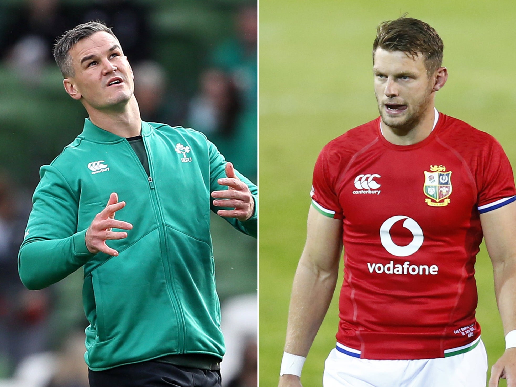 Fly-halves Johnny Sexton and Dan Biggar will be key to deciding the outcome of the Ireland v Wales Six Nations opener (Brian Lawless/Steve Haag, PA Images).