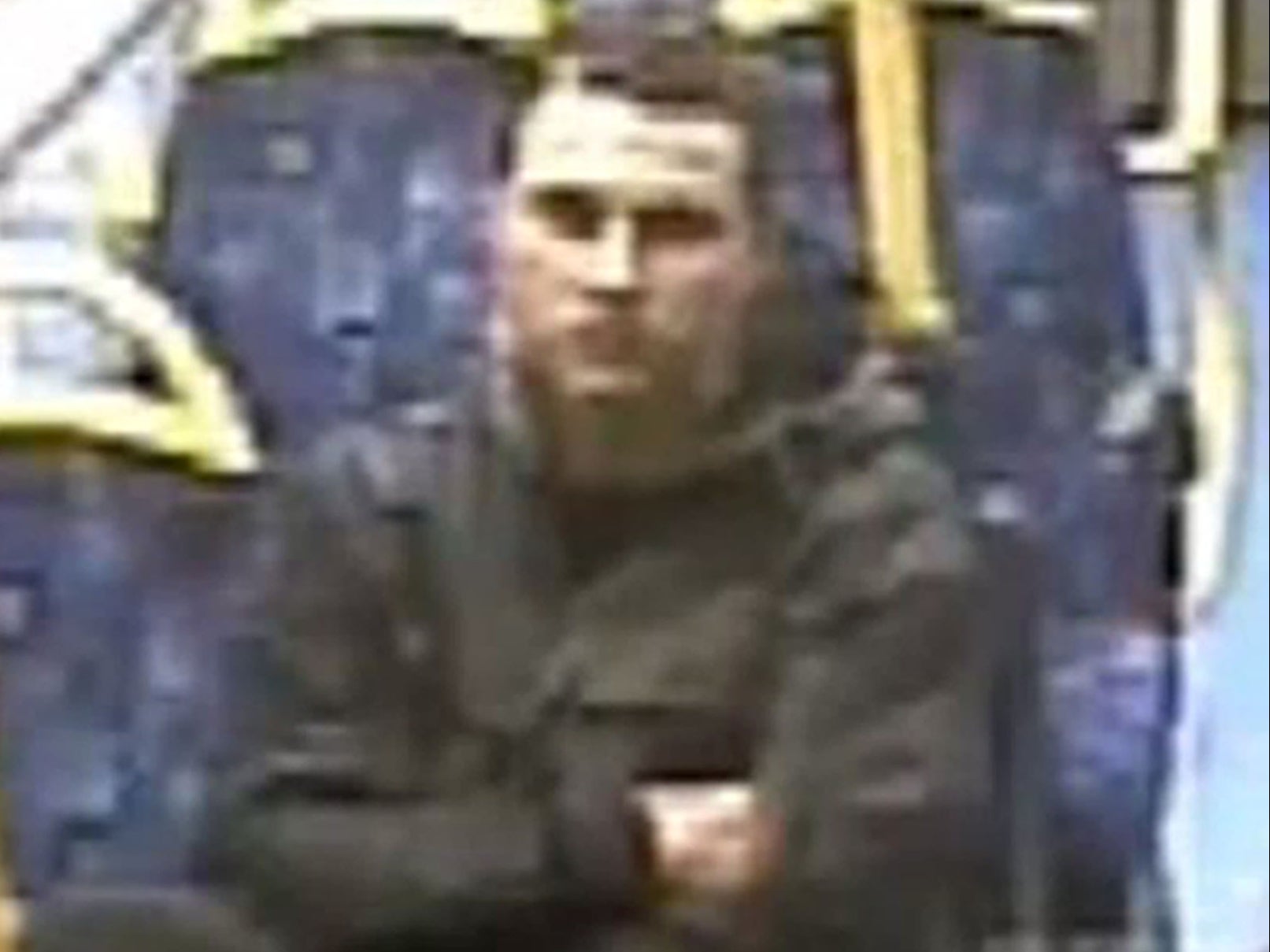 CCTV of Lazar on the bus travelling towards Dagenham