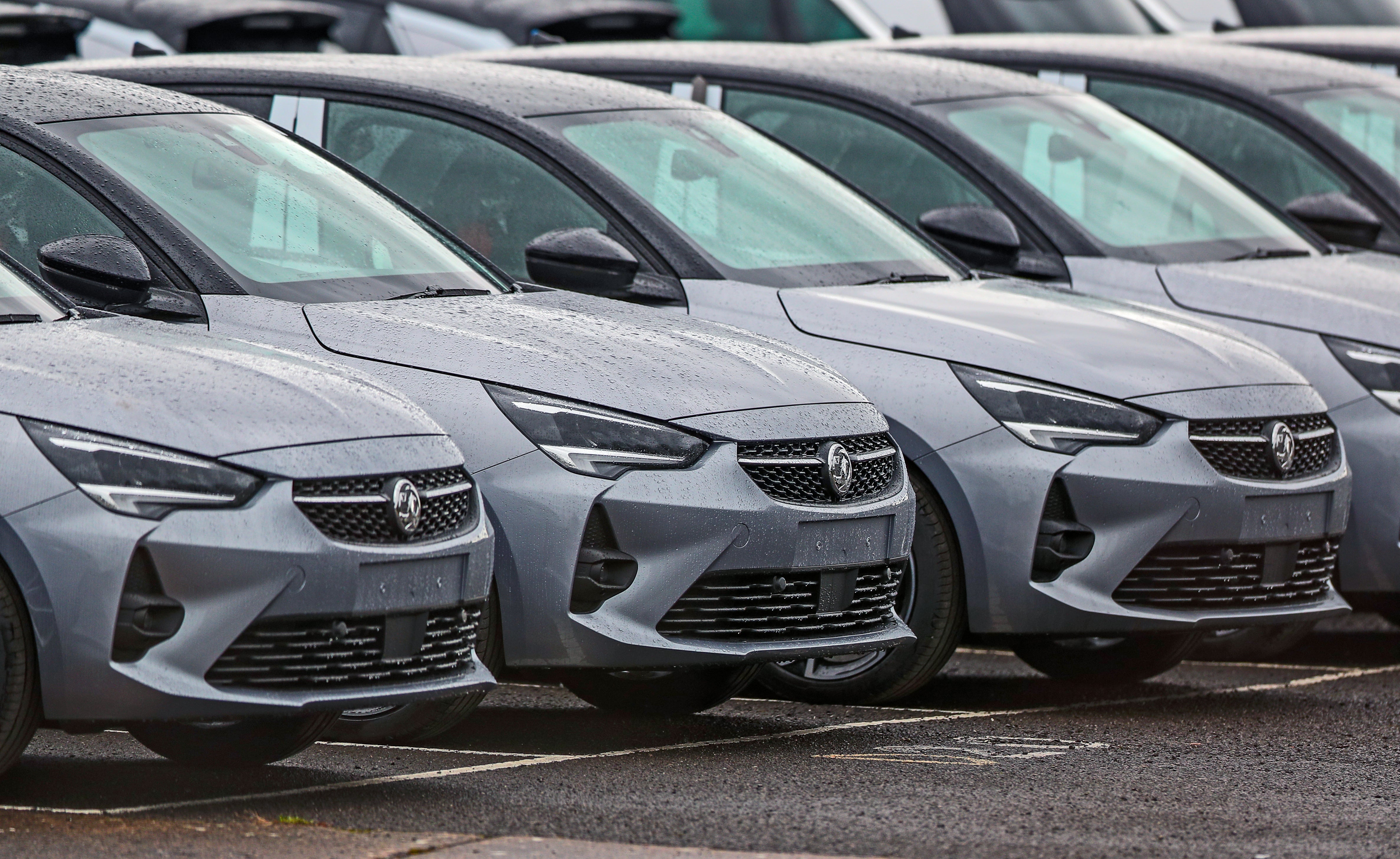 Demand for new cars remains below pre-pandemic levels but sales of electric models continue to buck the trend (Peter Byrne/PA)