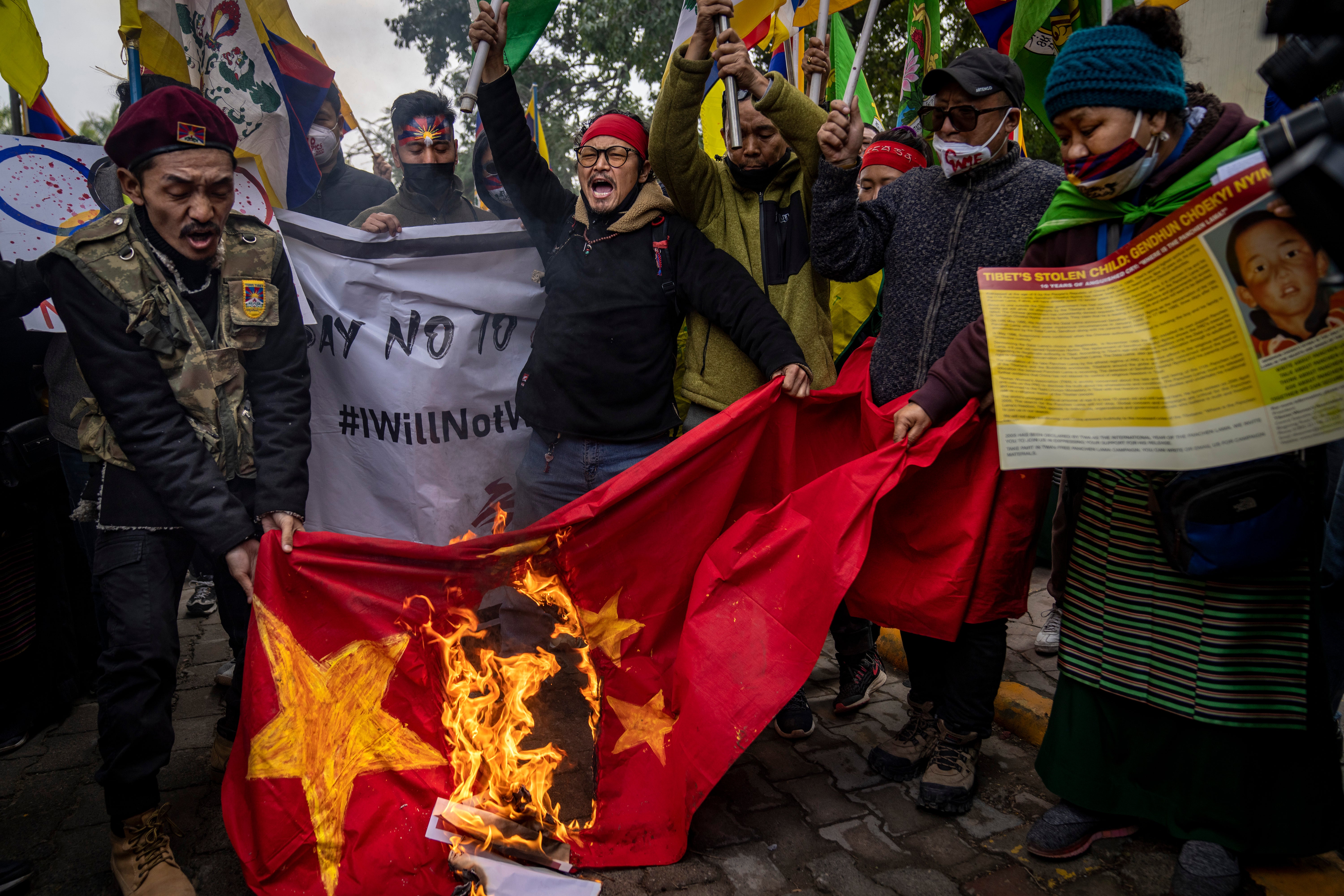 India Tibet Protests