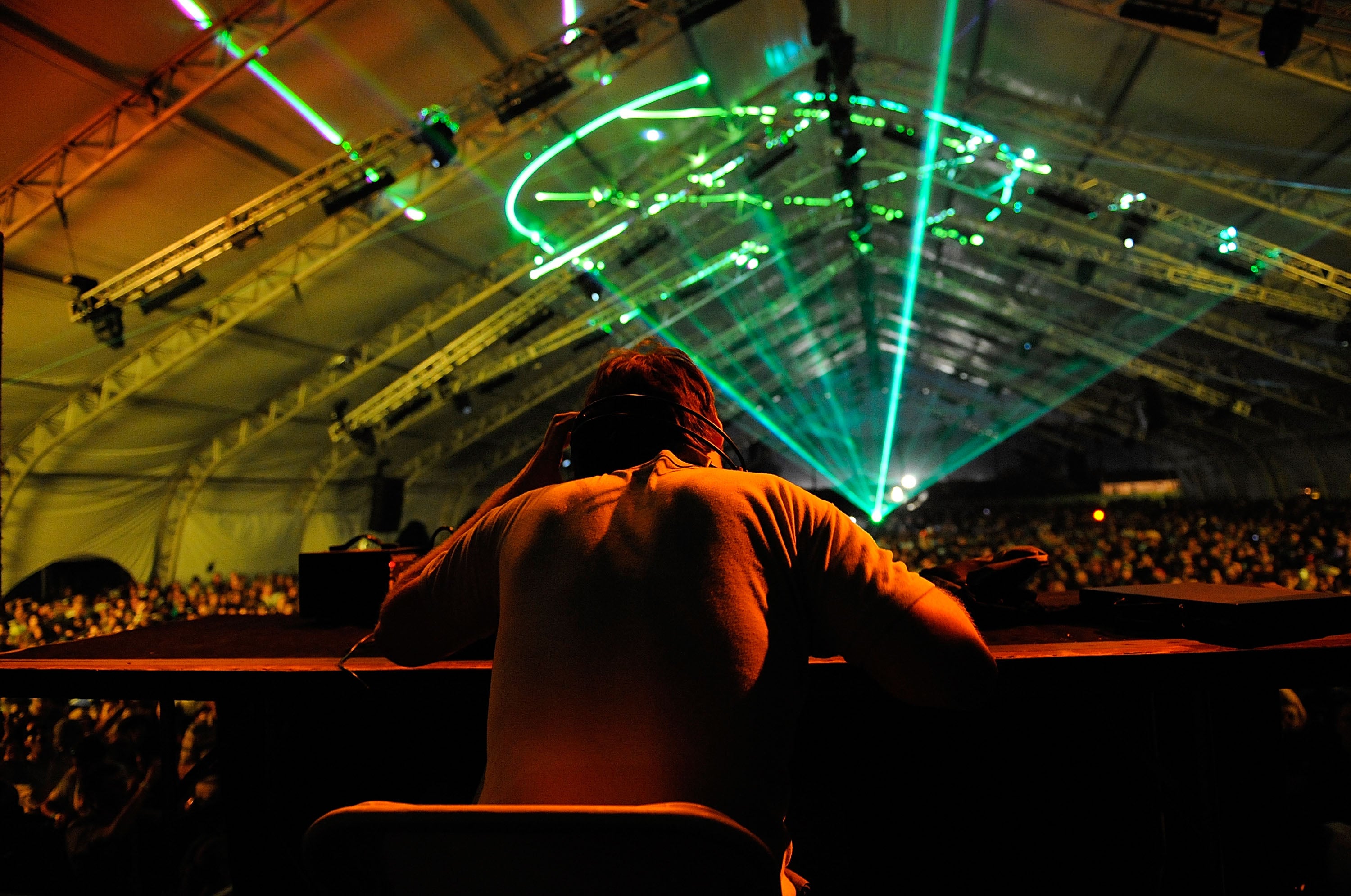 An Aphex Twin set at Coachella, 2008