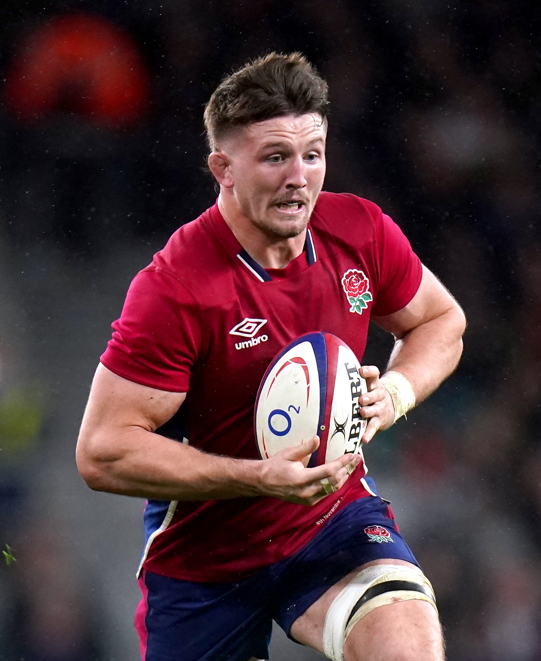 Tom Curry leads England for the first time at Murrayfield (Adam Davy/PA)