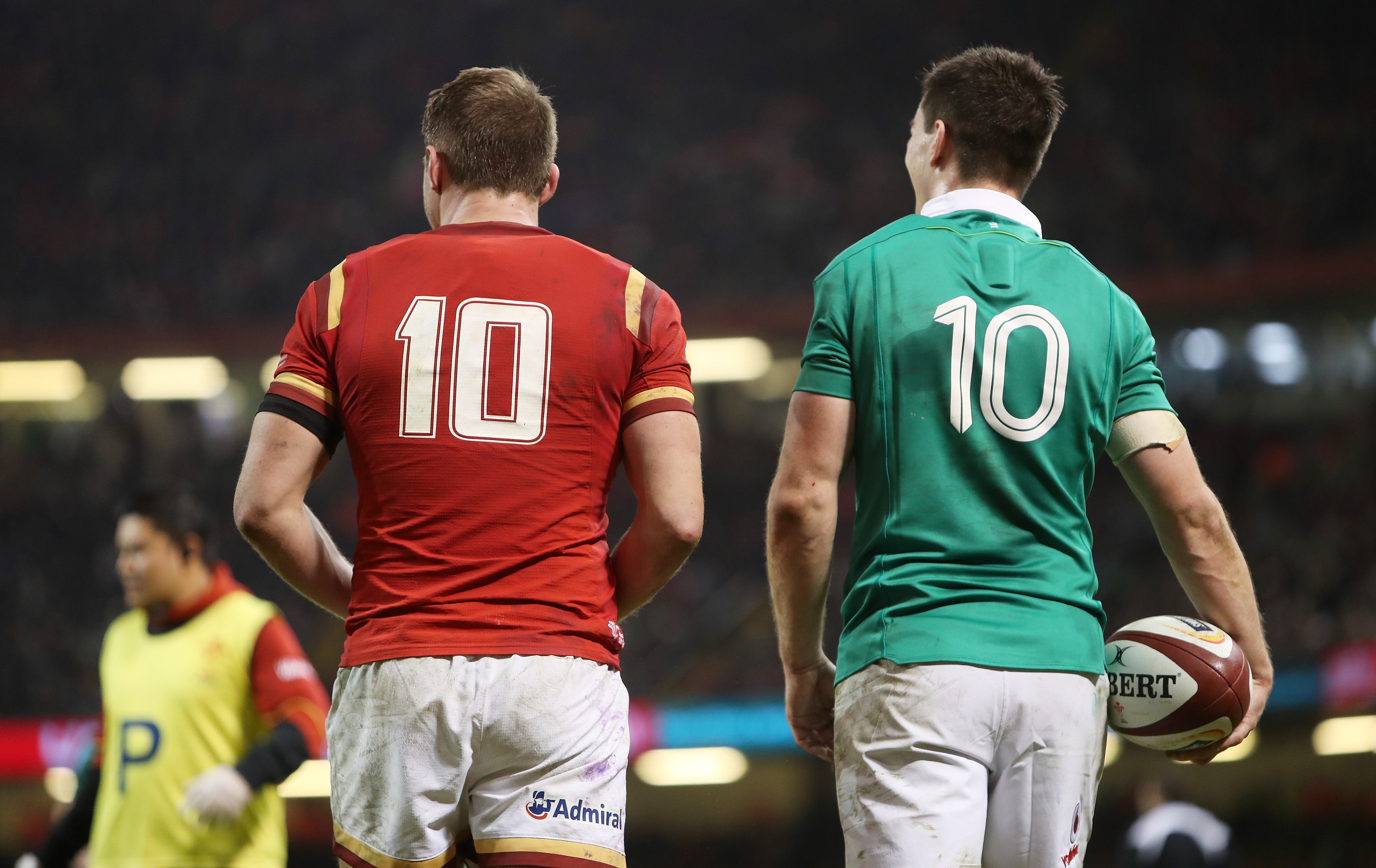 Wales captain Dan Biggar (left) and Ireland skipper Johnny Sexton go head-to-head in Dublin (David Davies/PA)