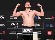 UFC London 2022 card: Alexander Volkov vs Tom Aspinall and all bouts this weekend