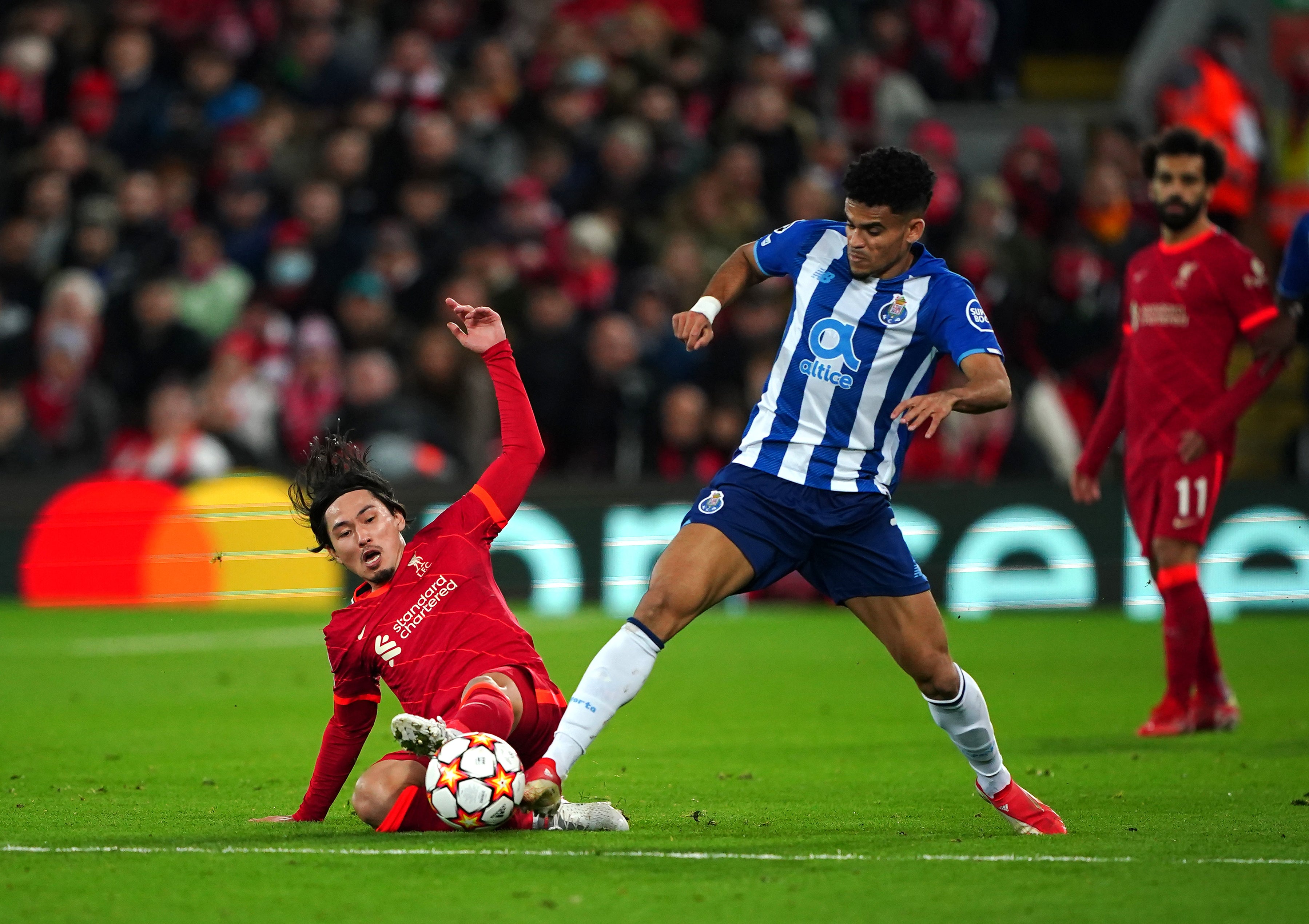 Liverpool manager Jurgen Klopp believes Luis Diaz’s arrival will produce a response from his existing attackers (Peter Byrne/PA)