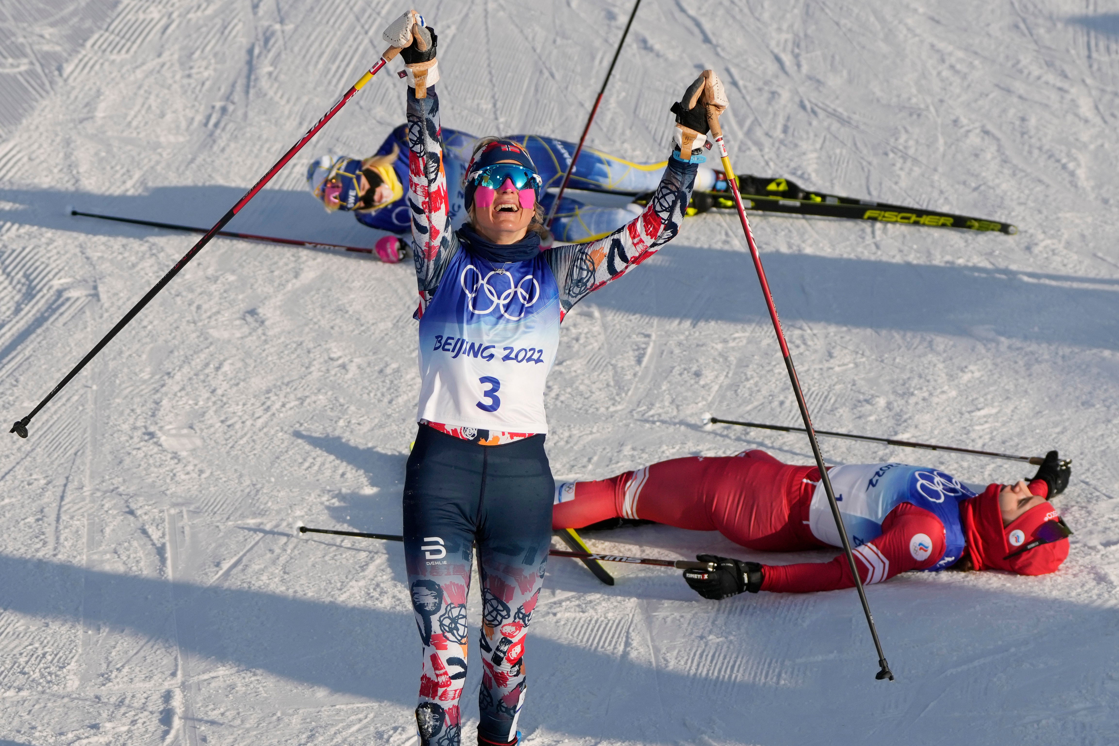 APTOPIX Beijing Olympics Cross Country