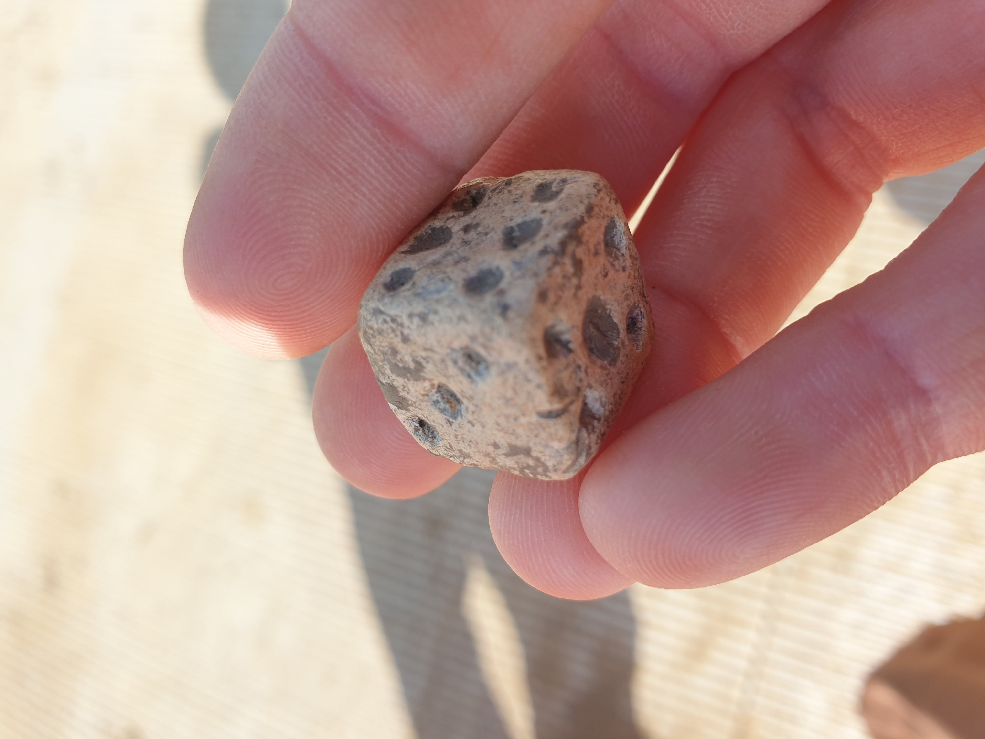 A lead die found at Fleet Marston