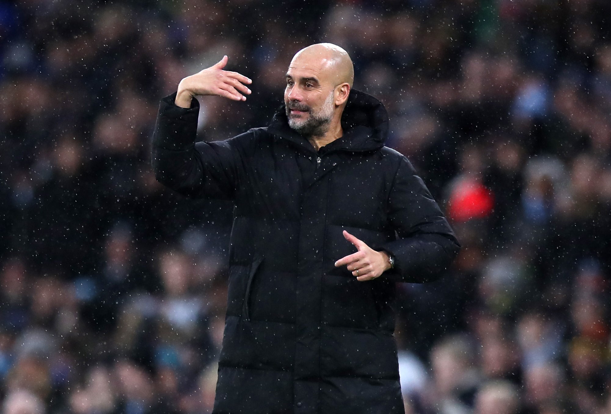 Pep Guardiola felt his side came through a tough test (PA)