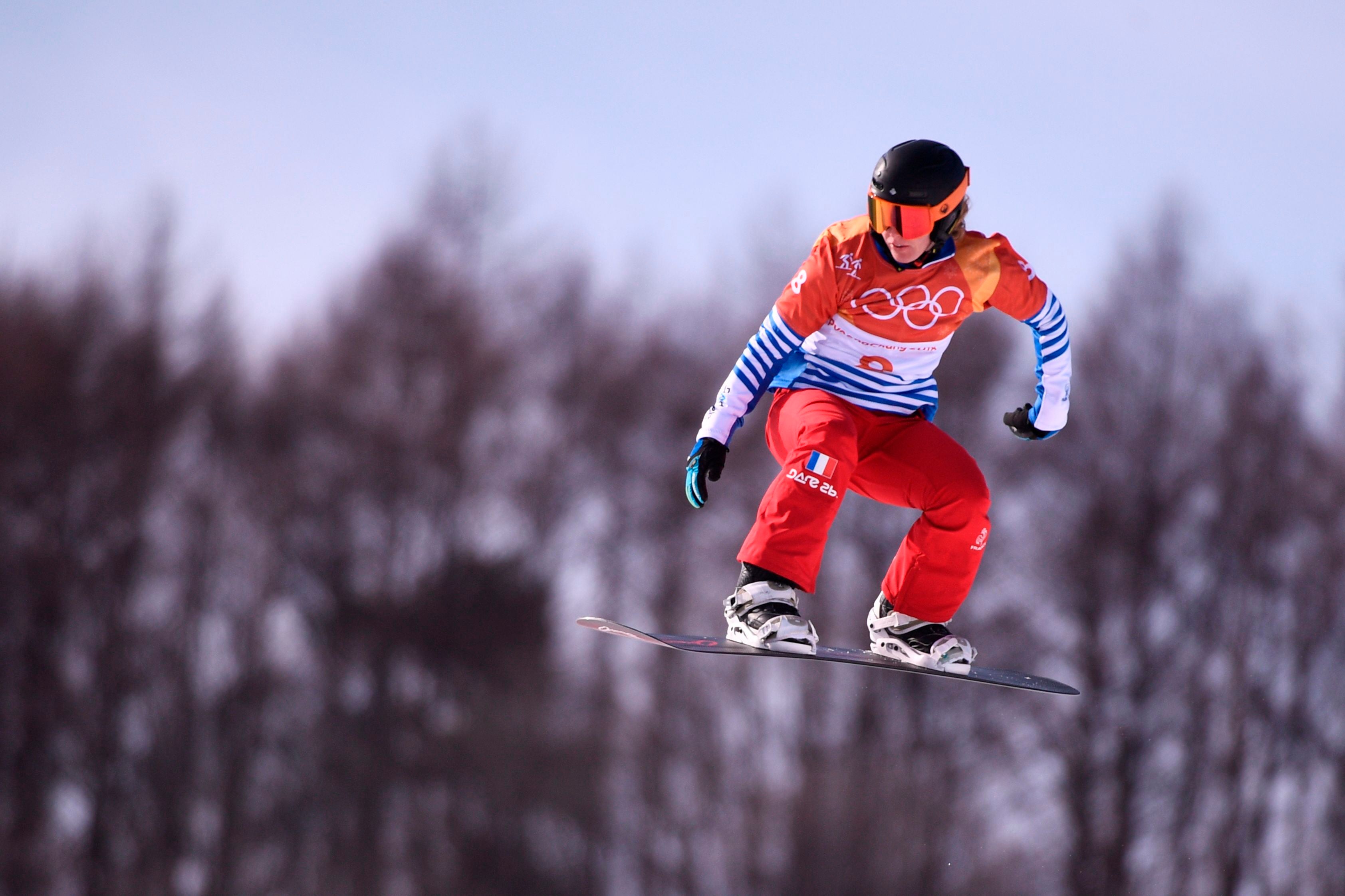 Charlotte Bankes competing for France in PyeongChang