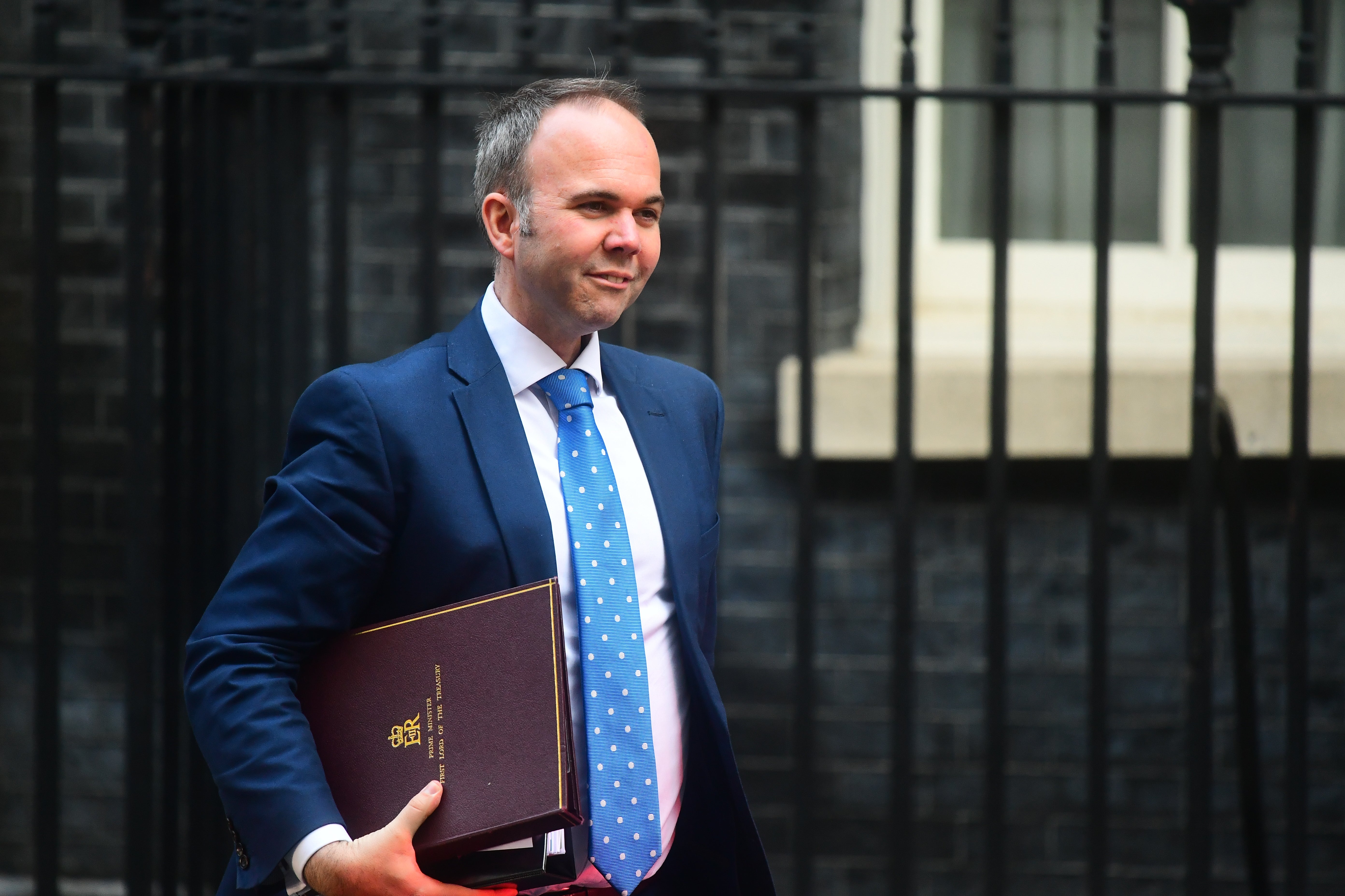 Gavin Barwell in Downing Street in London (Victoria Jones/PA)