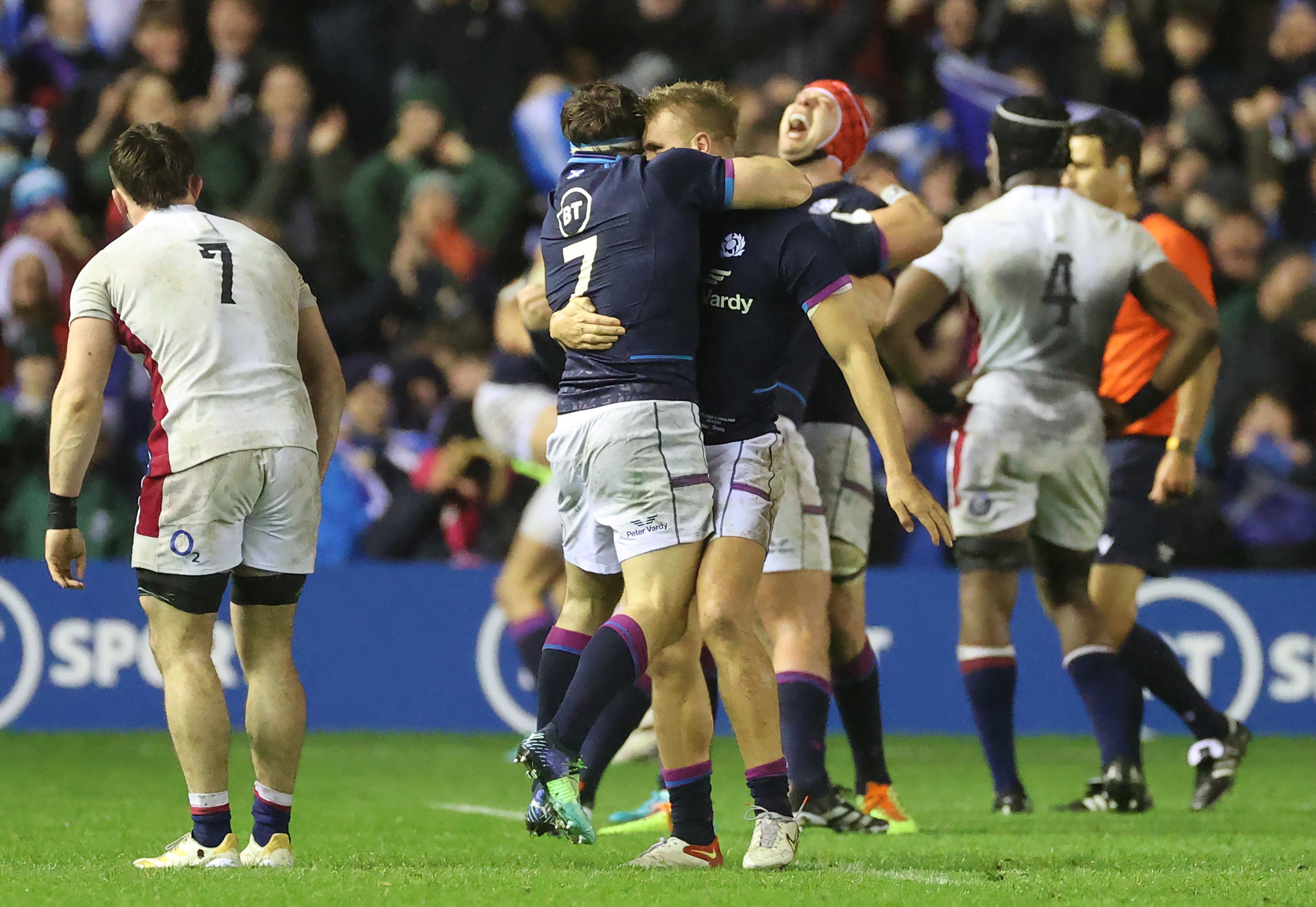 It was a tough day at Murrayfield for England