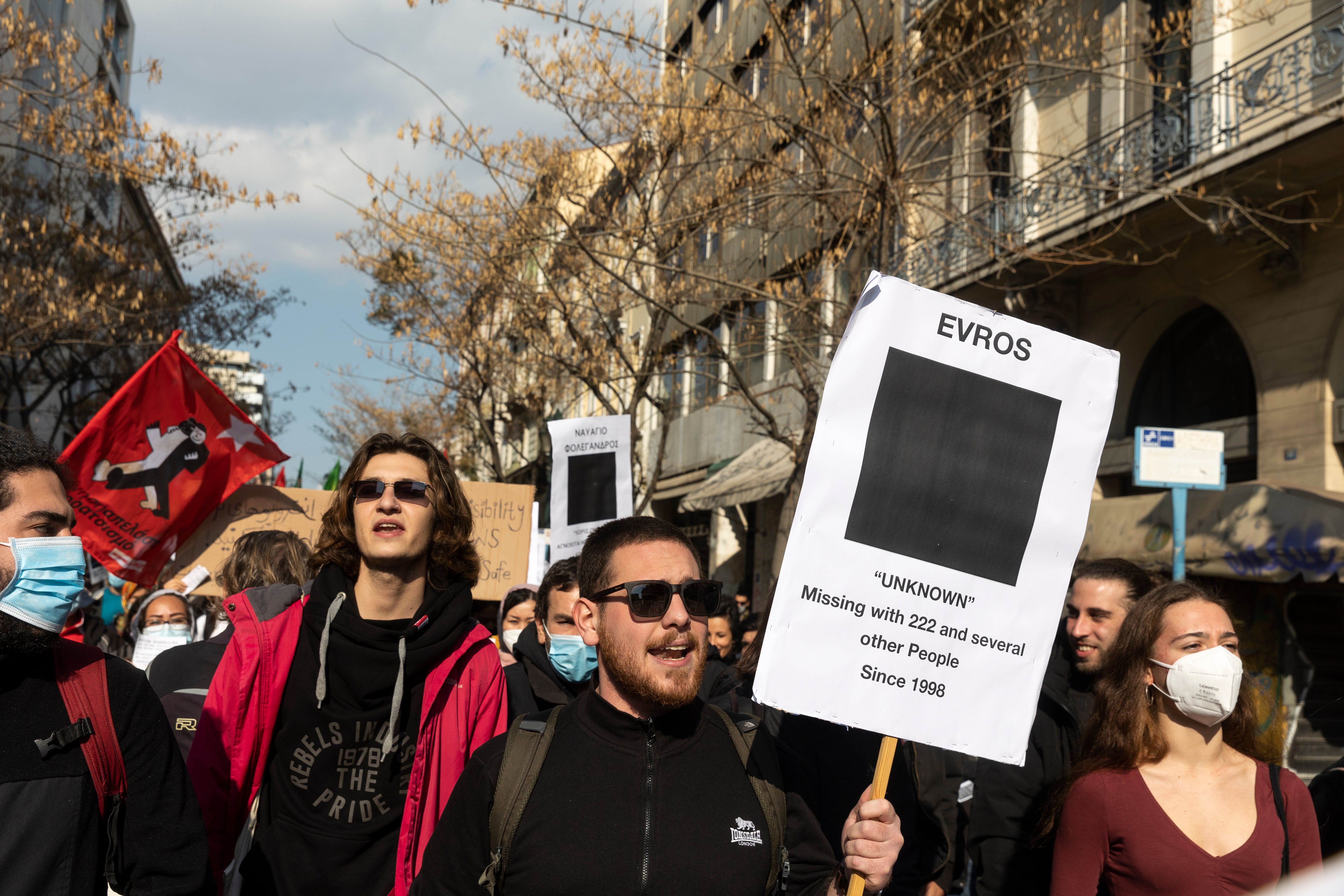 Migration Greece Protest