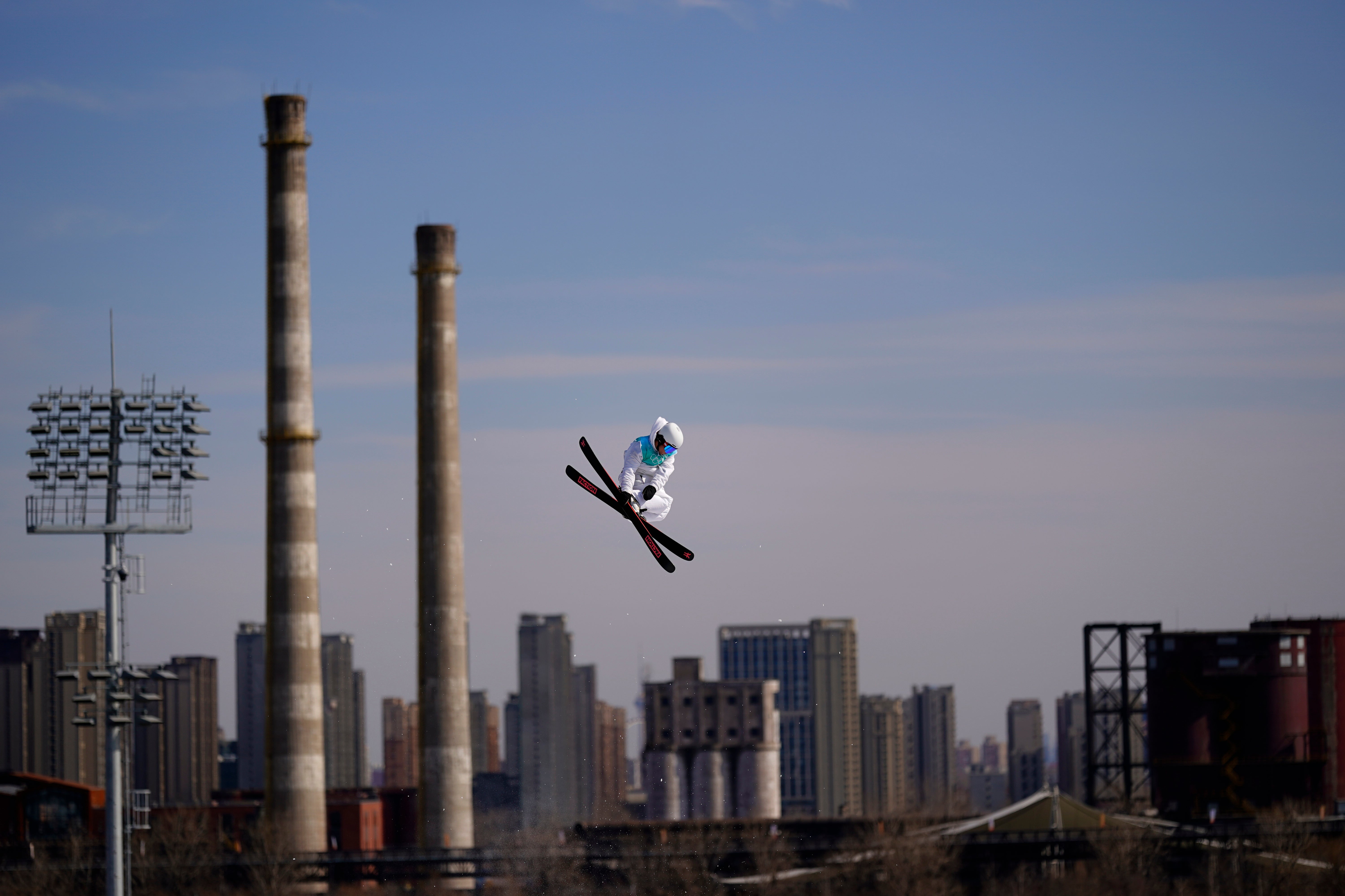 APTOPIX Beijing Olympics Freestyle Skiing