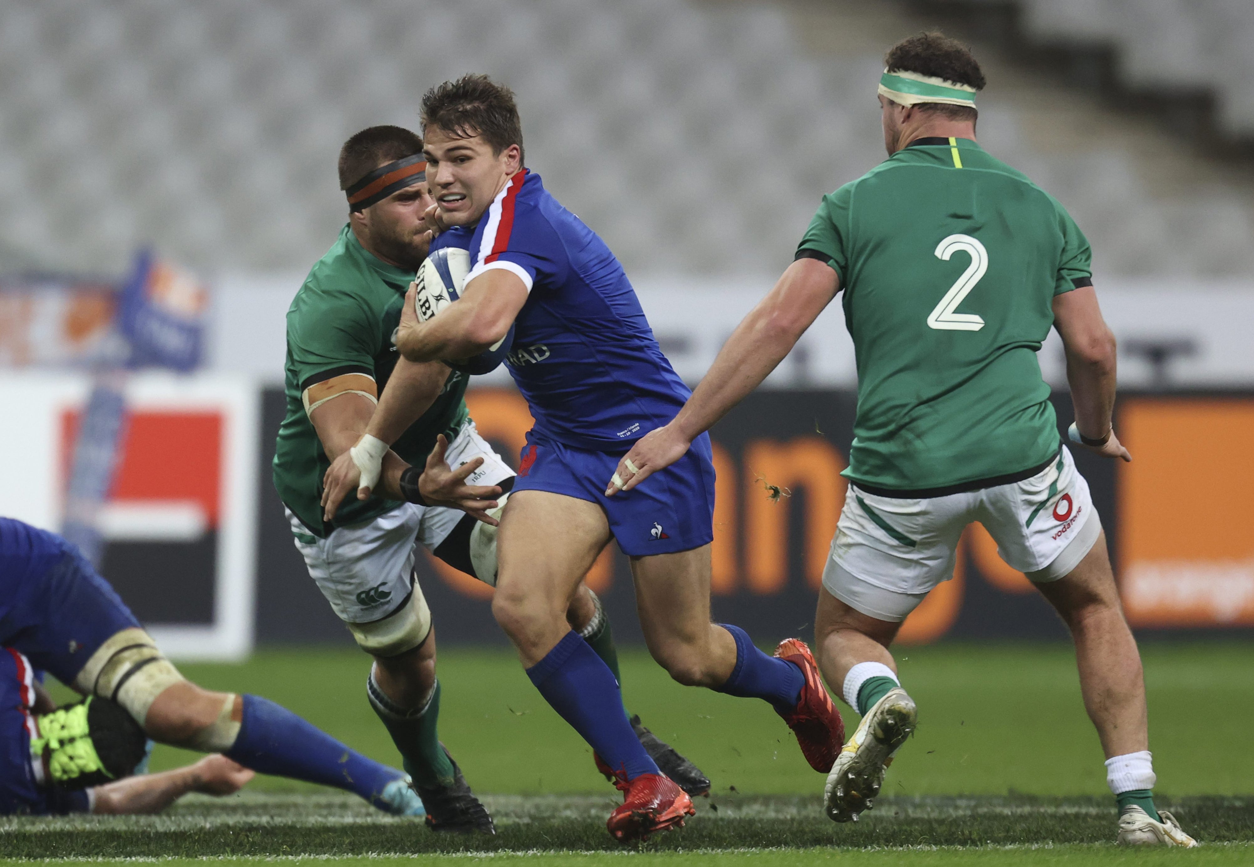 Ireland were beaten 35-27 on their last visit to Paris (PA)