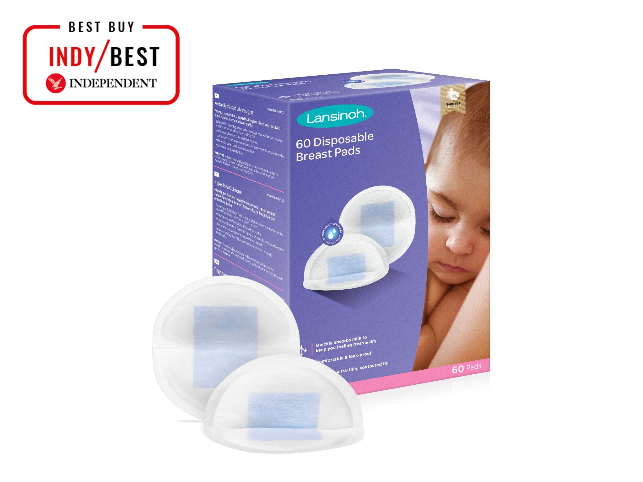 Lansinoh disposable breast pads indybest